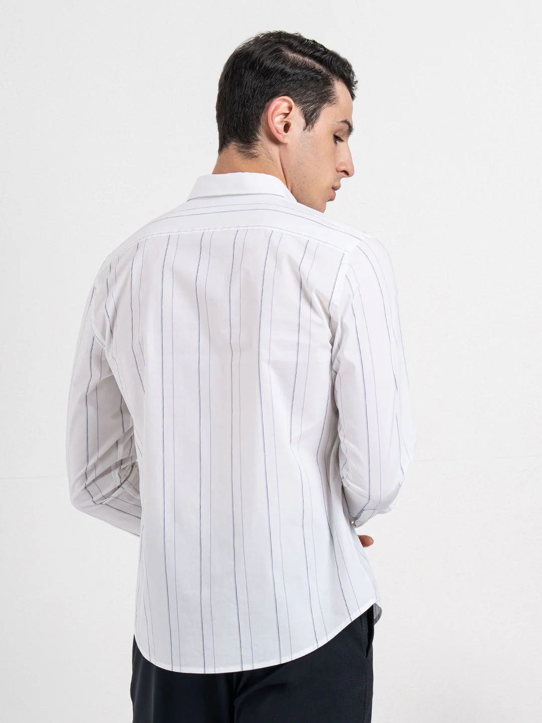 Classic Striped Shirt for Men - Image 4