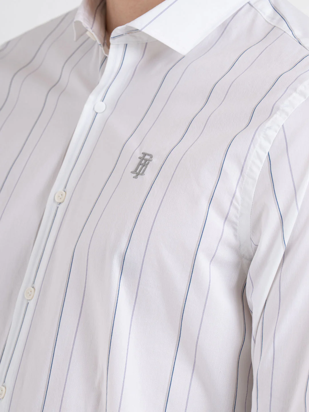 Classic Striped Shirt for Men - Image 5