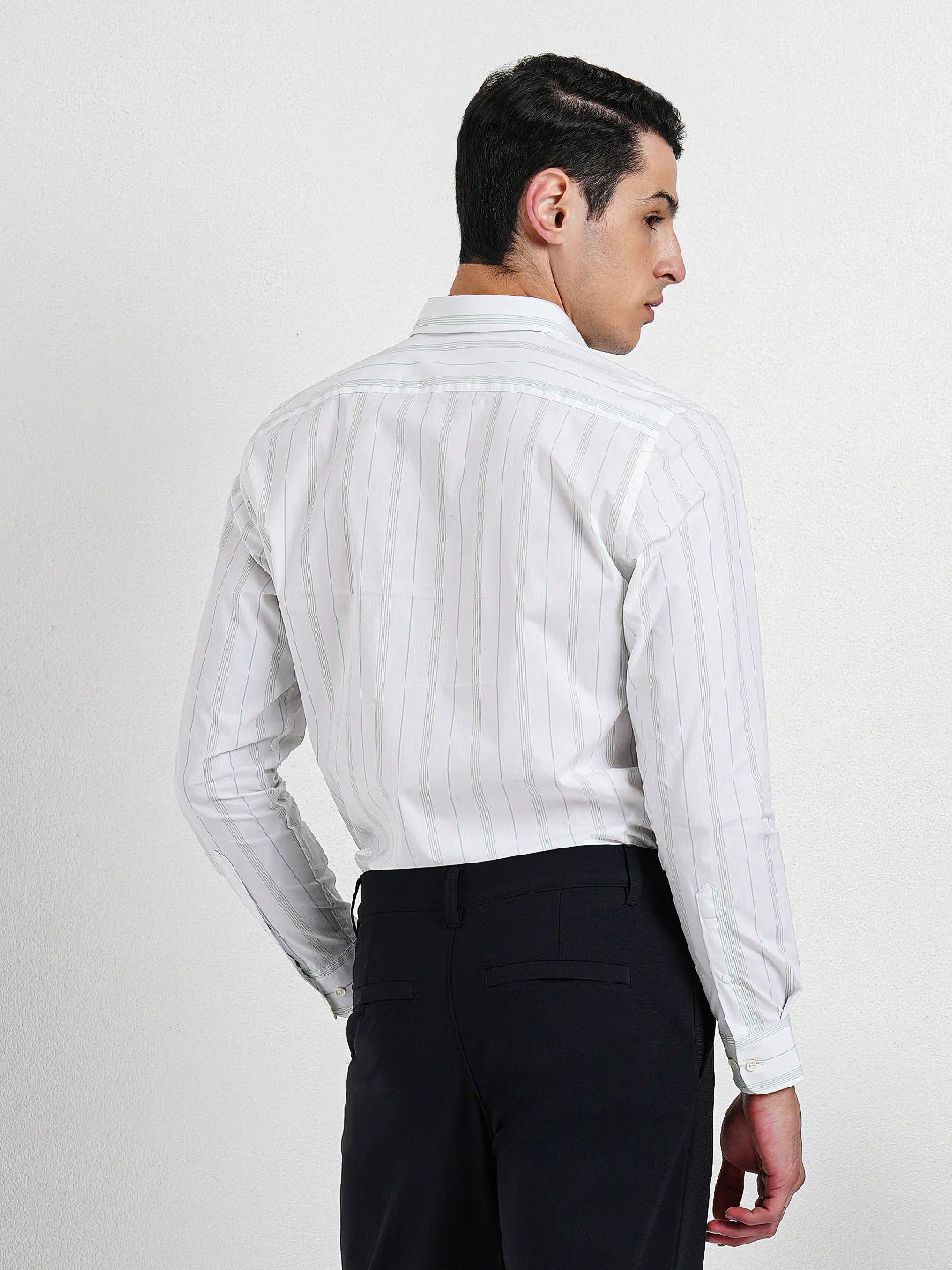 Classic Striped Shirt for Men - Image 4
