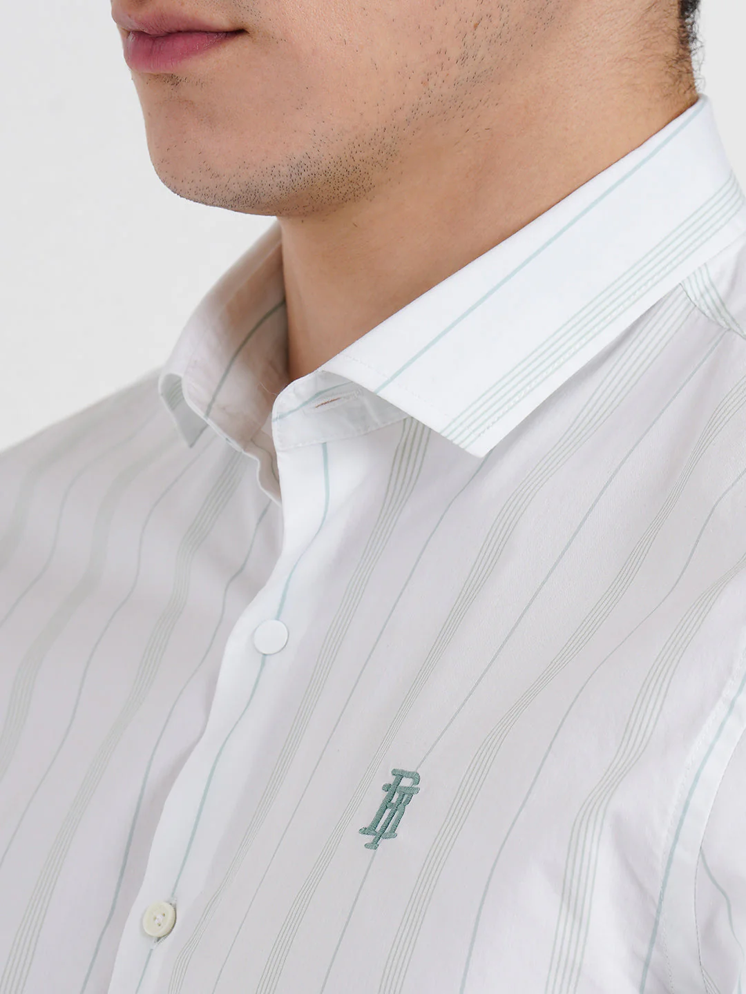 Classic Striped Shirt for Men - Image 5