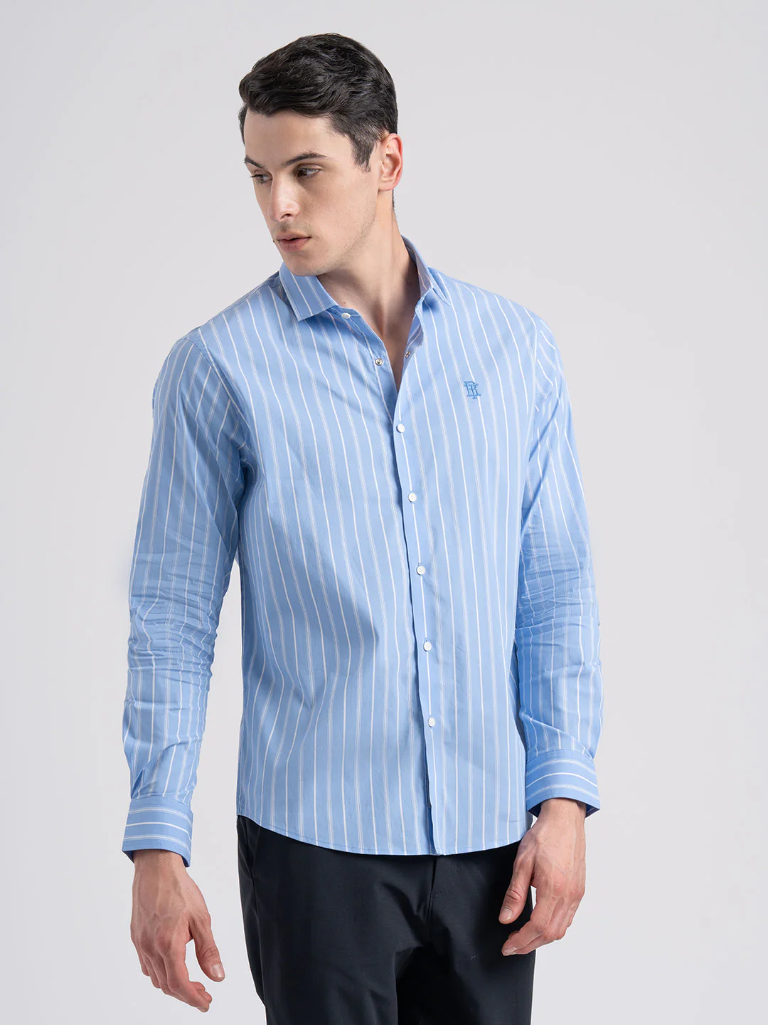 Classic Striped Shirt for Men - Image 3