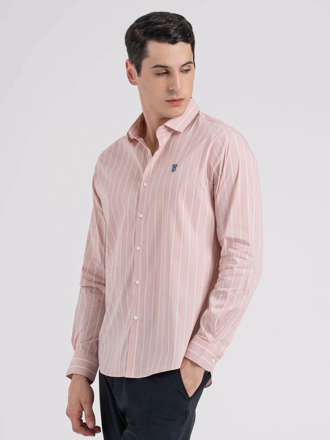 Classic Striped Shirt for Men - Image 3
