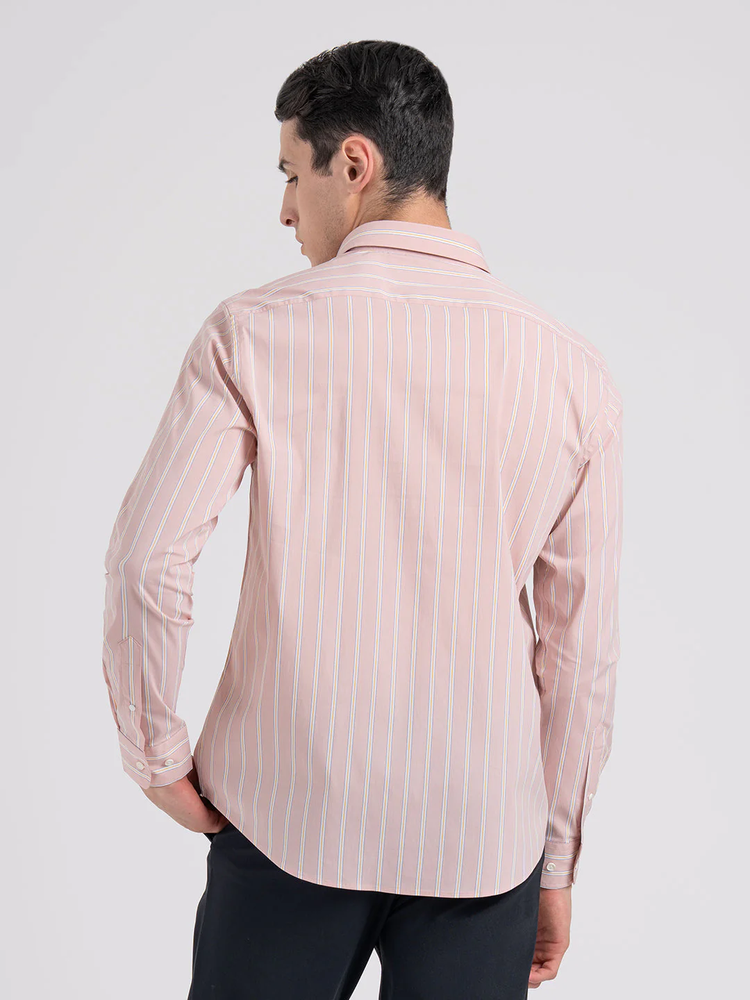Classic Striped Shirt for Men - Image 4
