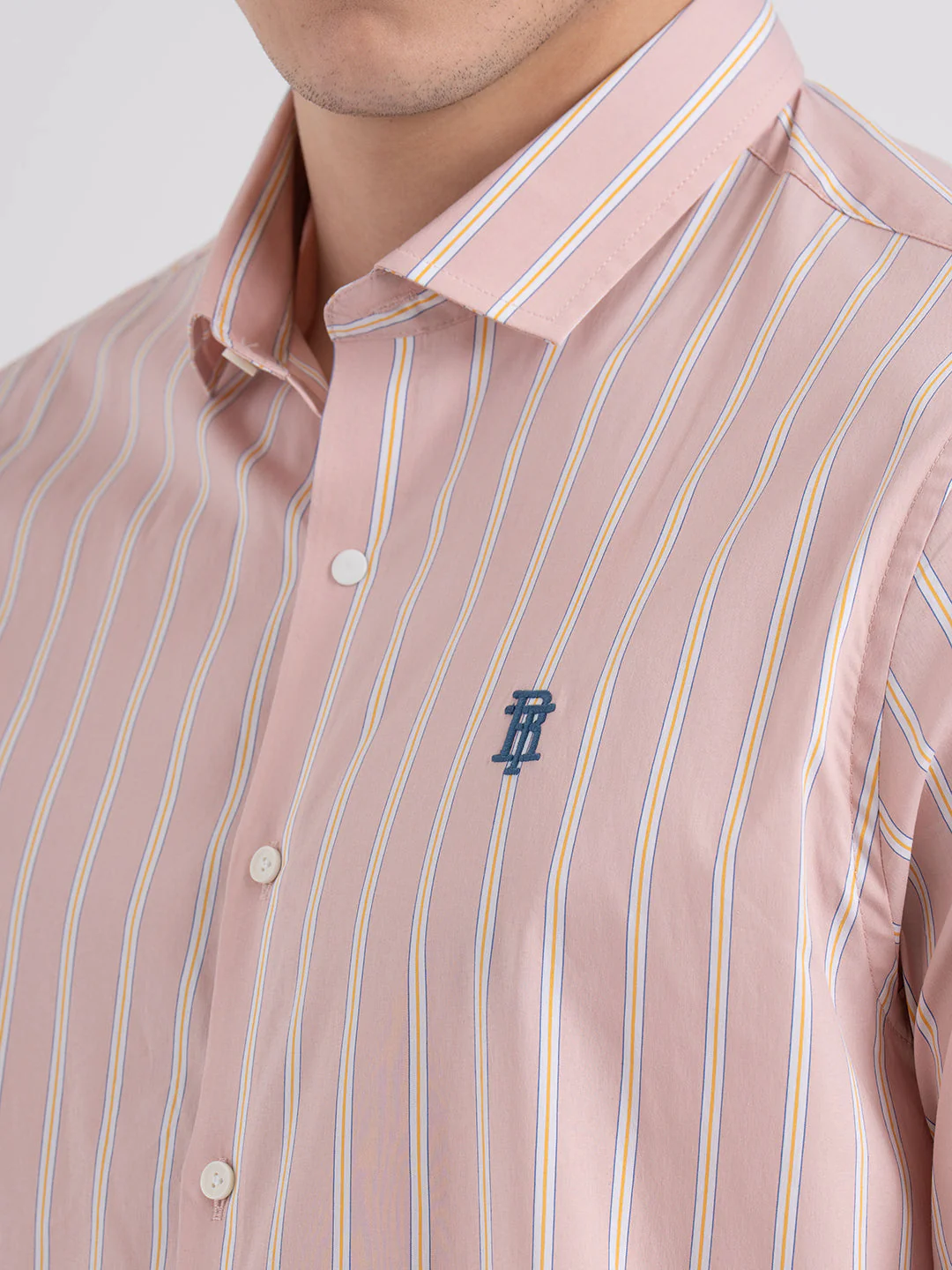 Classic Striped Shirt for Men - Image 5