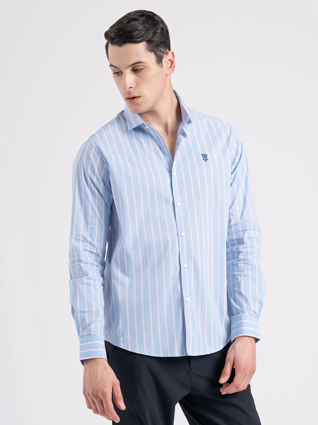 Classic Striped Shirt for Men - Image 3