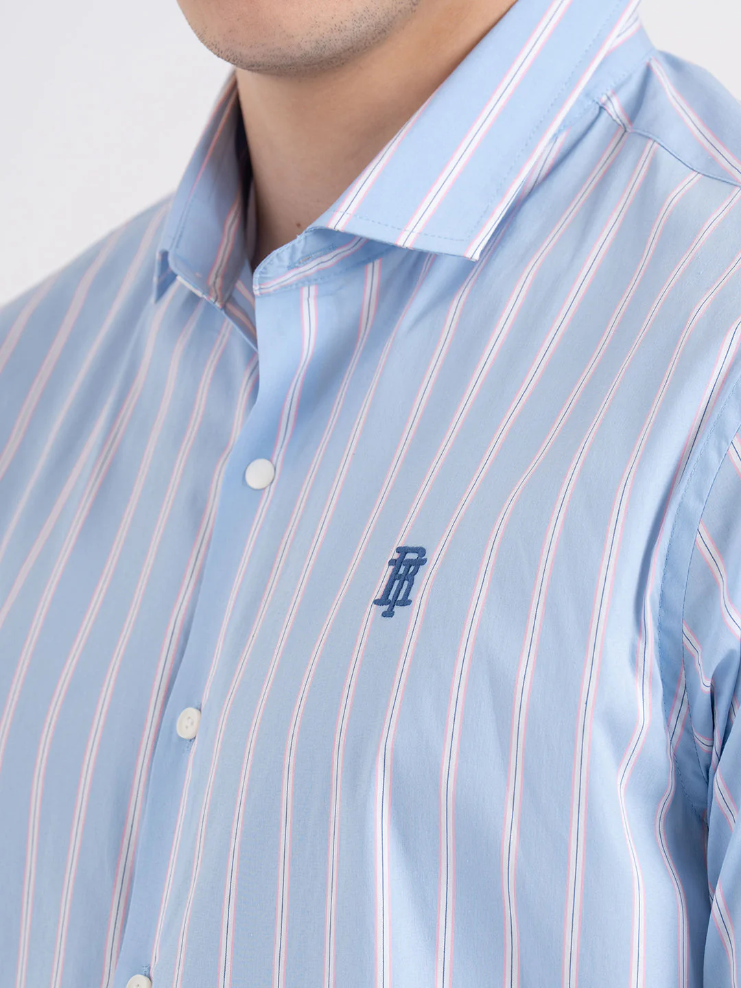 Classic Striped Shirt for Men - Image 5