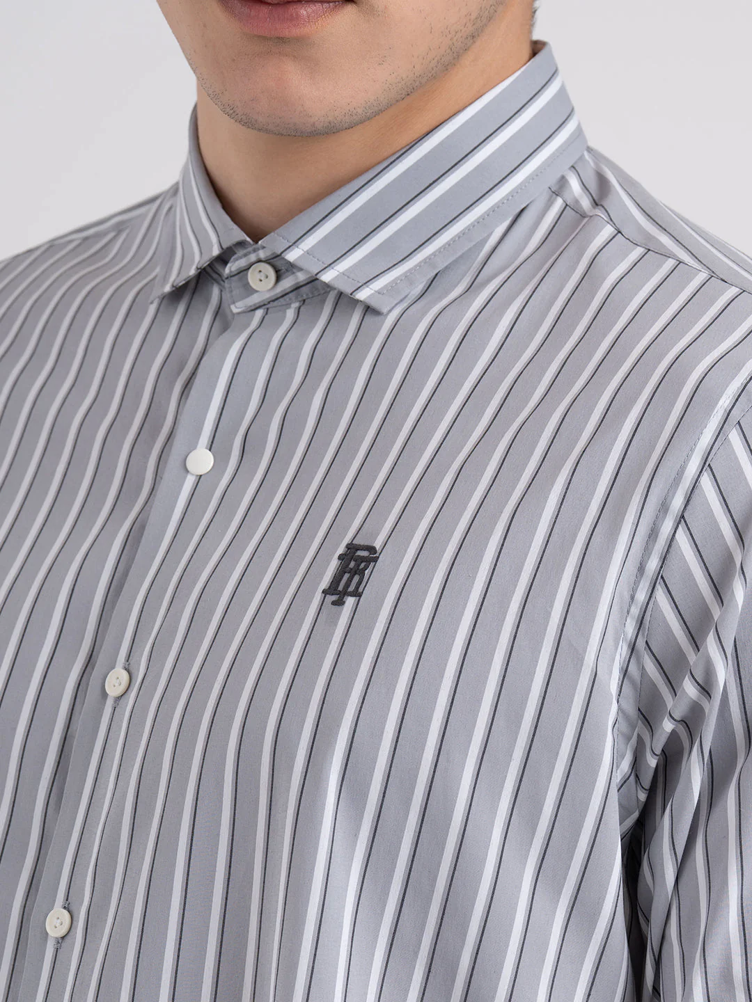 Classic Striped Shirt for Men - Image 5