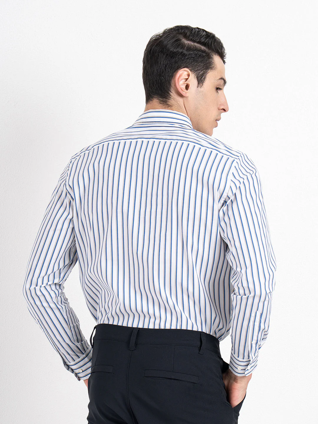 Classic Striped Shirt for Men - Image 4