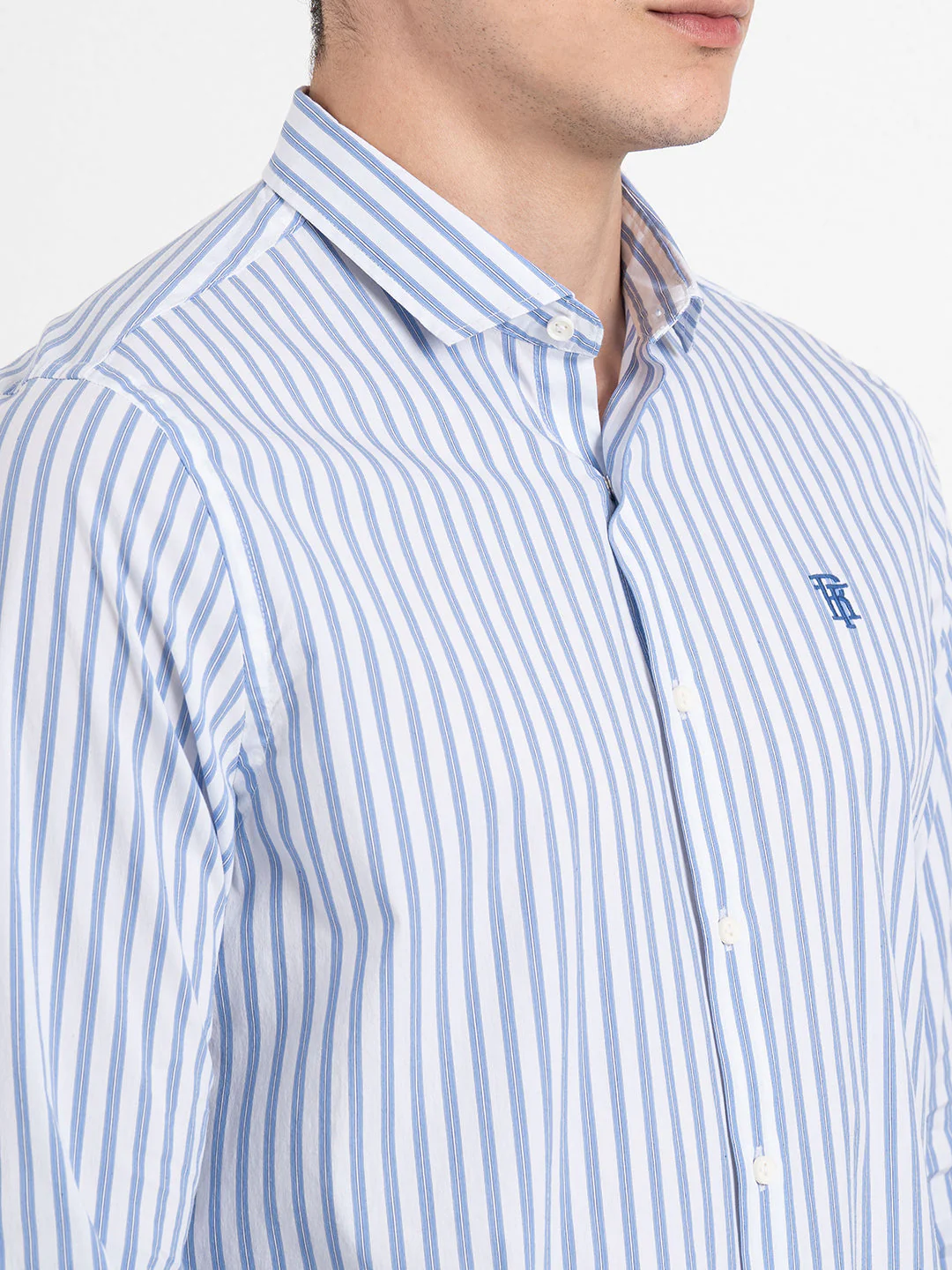 Classic Striped Shirt for Men - Image 5