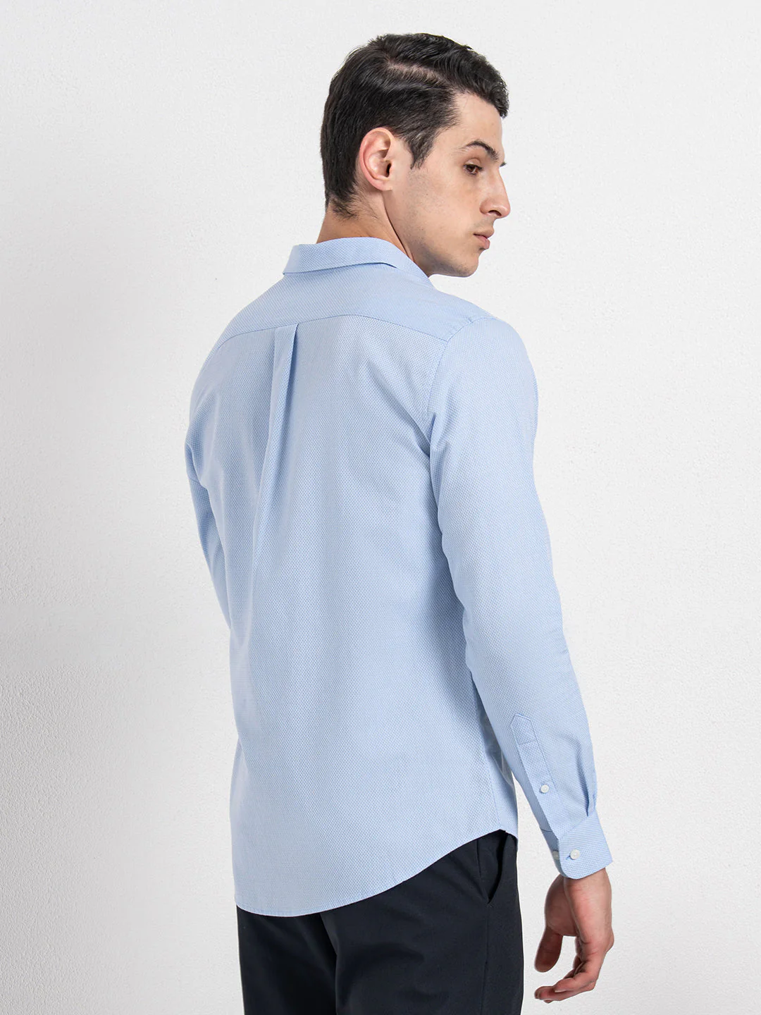 Dobby Button-Down Formal Shirt for Men - Image 4