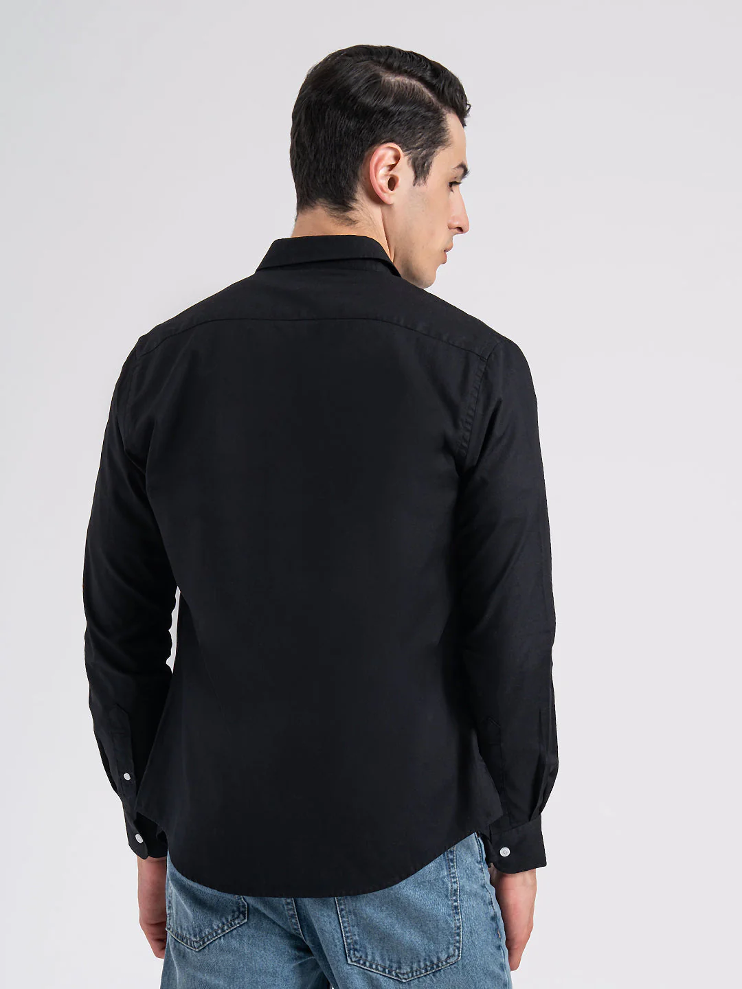 Dobby Button-Down Formal Shirt for Men - Image 4
