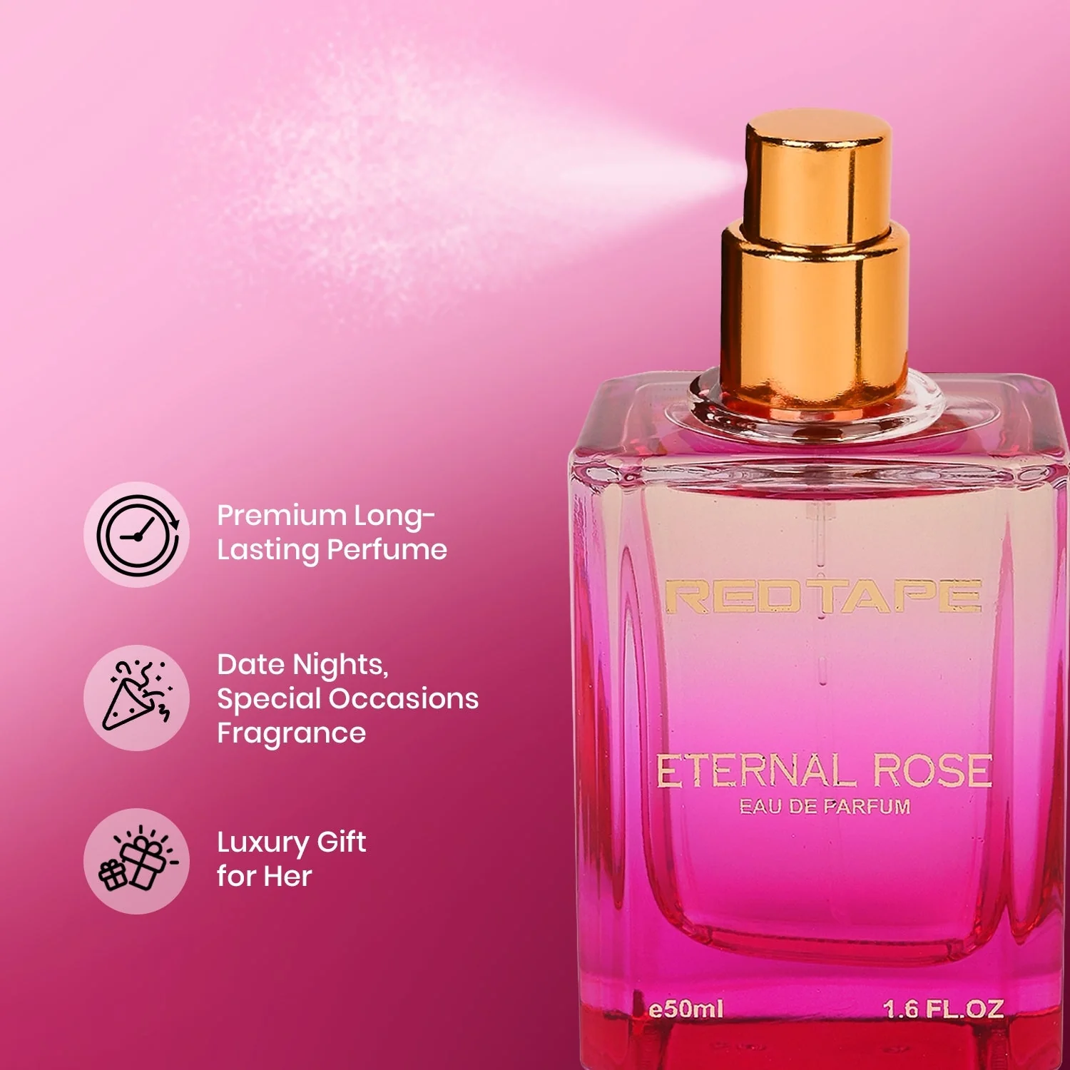 Eternal Rose Eau De Parfum for Women 50ML - Image 5