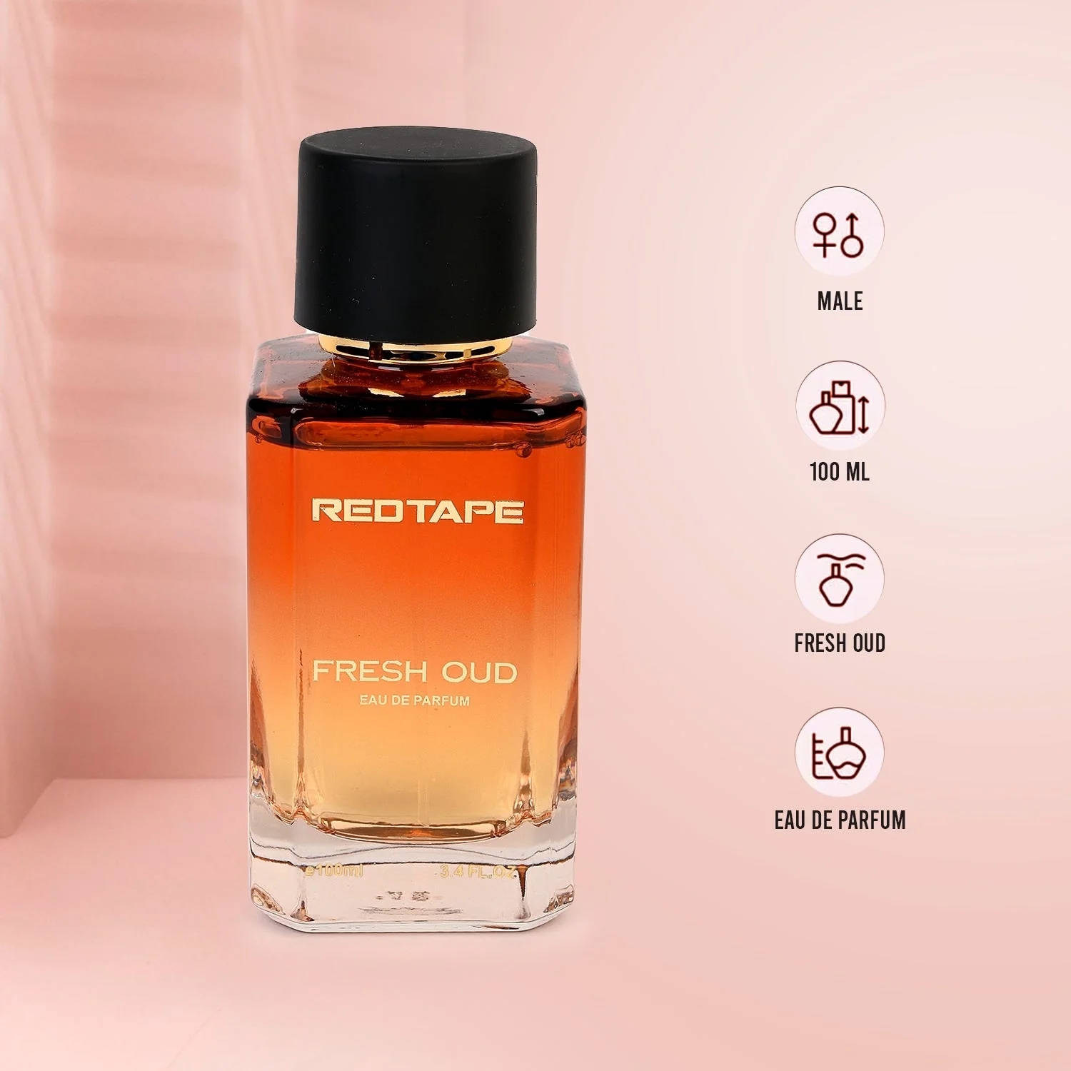 Fresh Oud Eau De Parfum for Men 100ML - Image 4