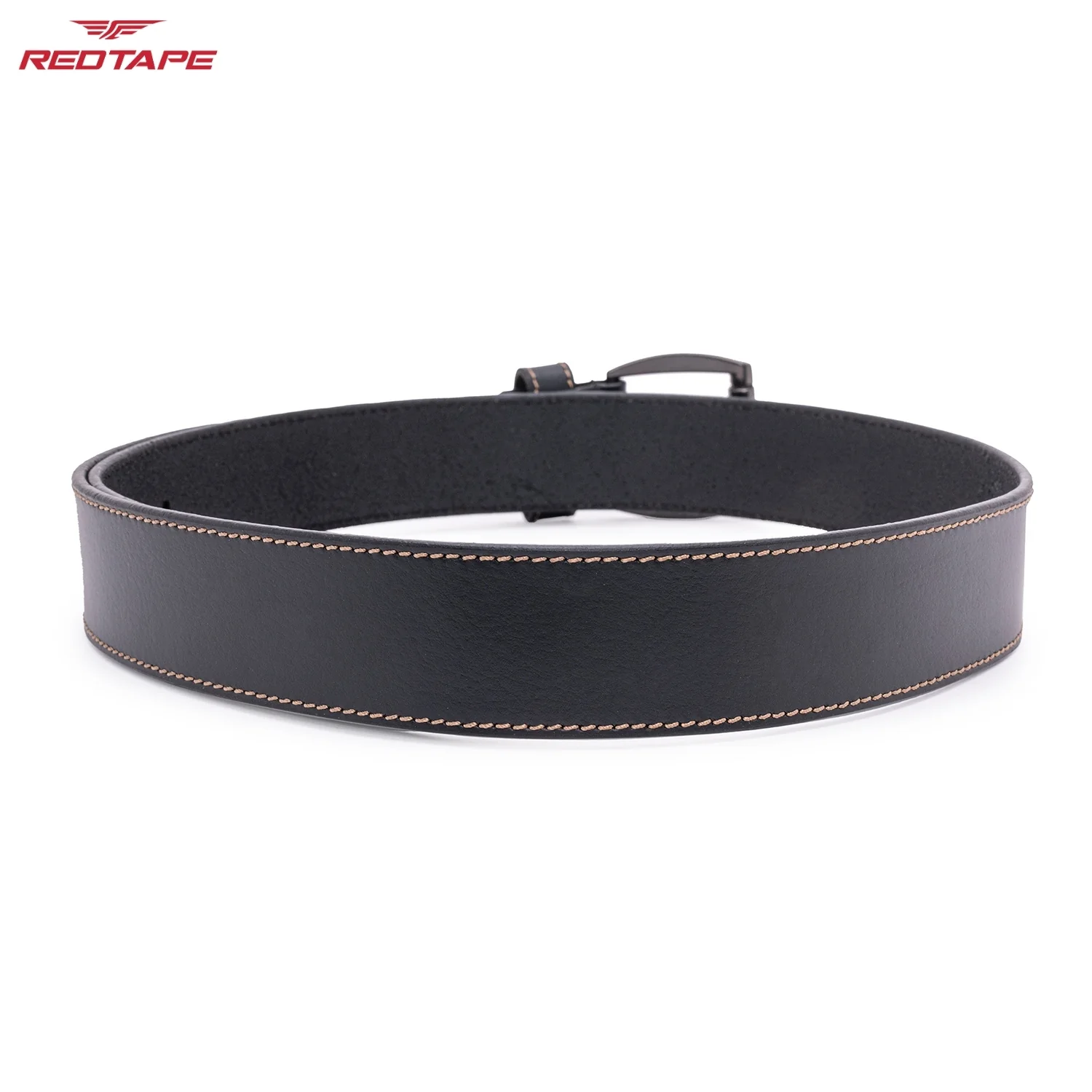 Genuine Black Leather Belt for Men - Image 7