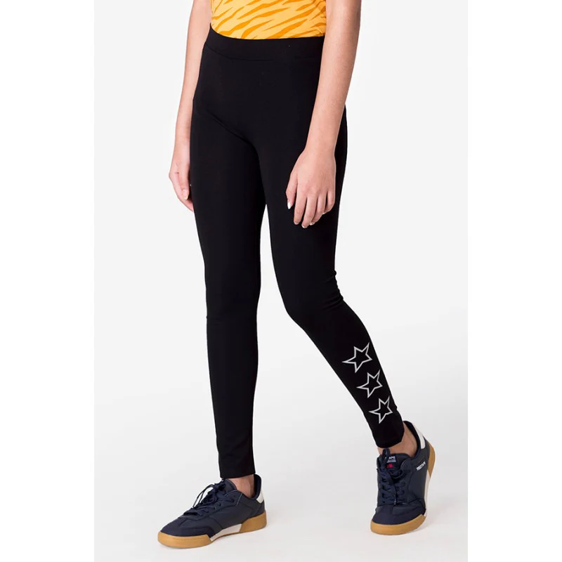 Girls Black Jegging - Image 2