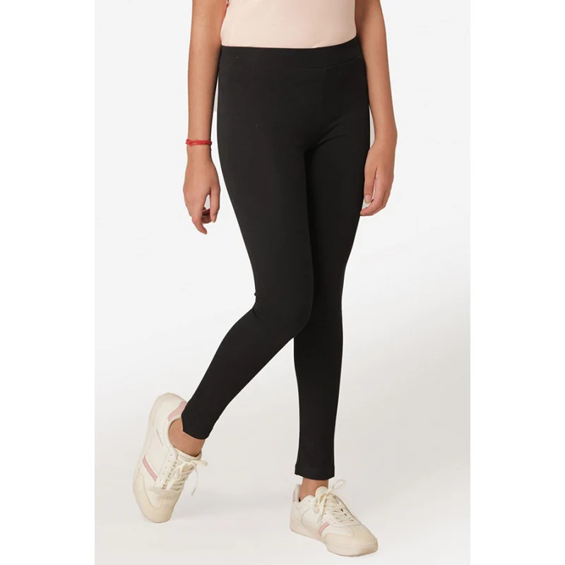 Girl's Black Jegging - Image 3
