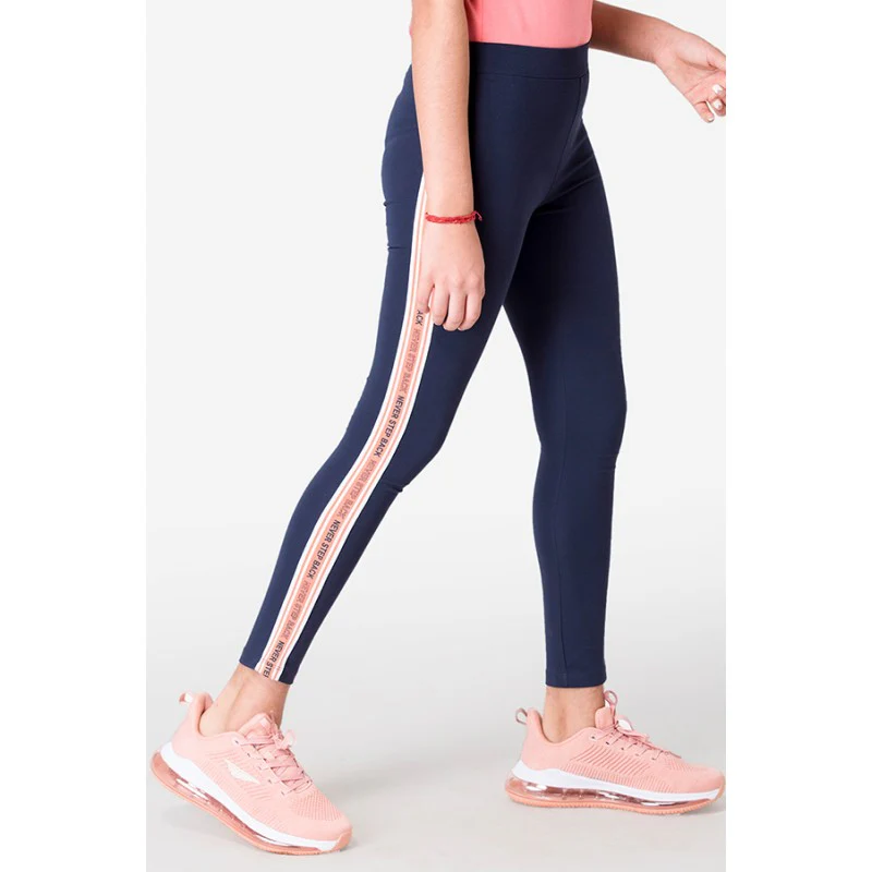 Girls Navy Jegging - Image 2