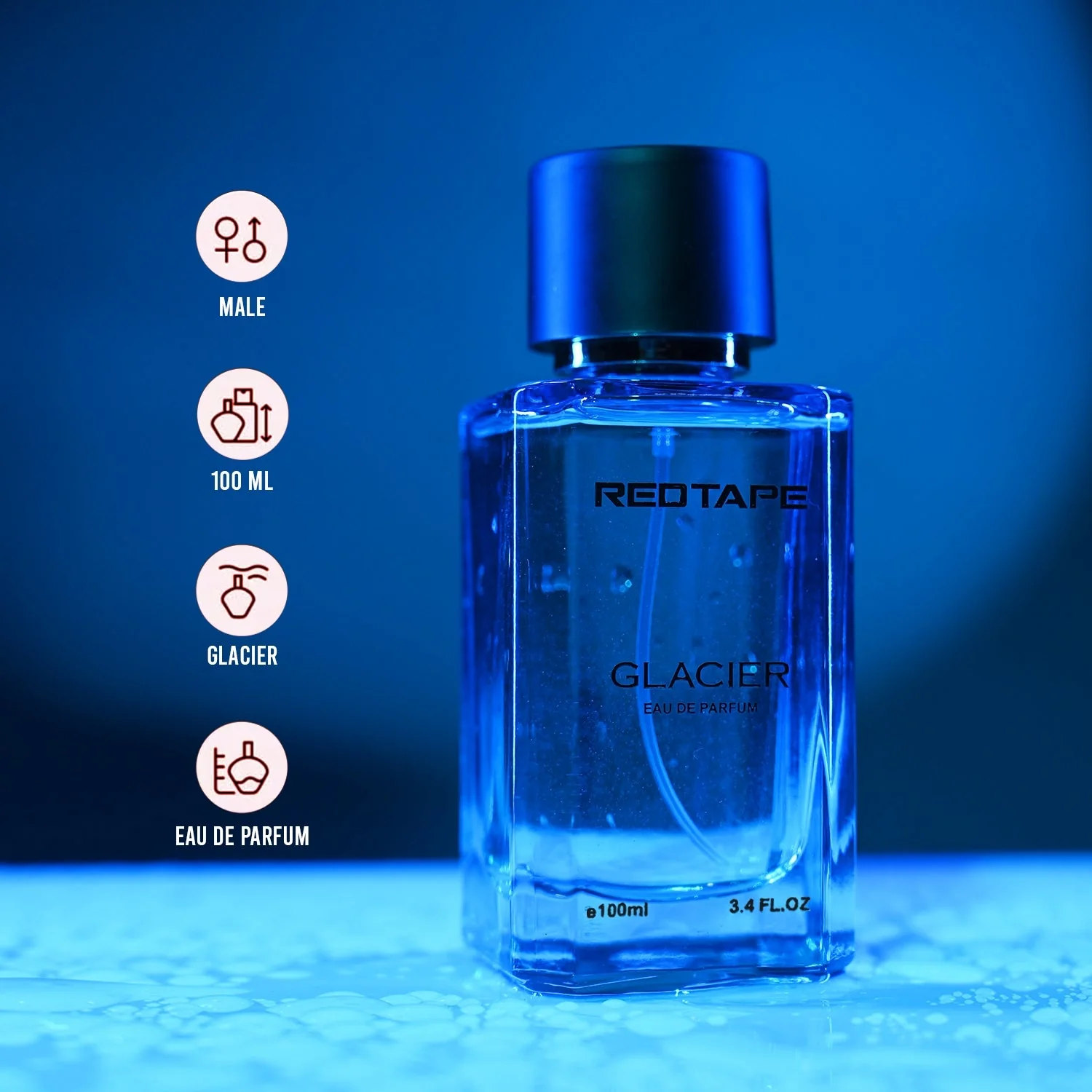 Glacier Eau De Parfum for Men 100ML - Image 4
