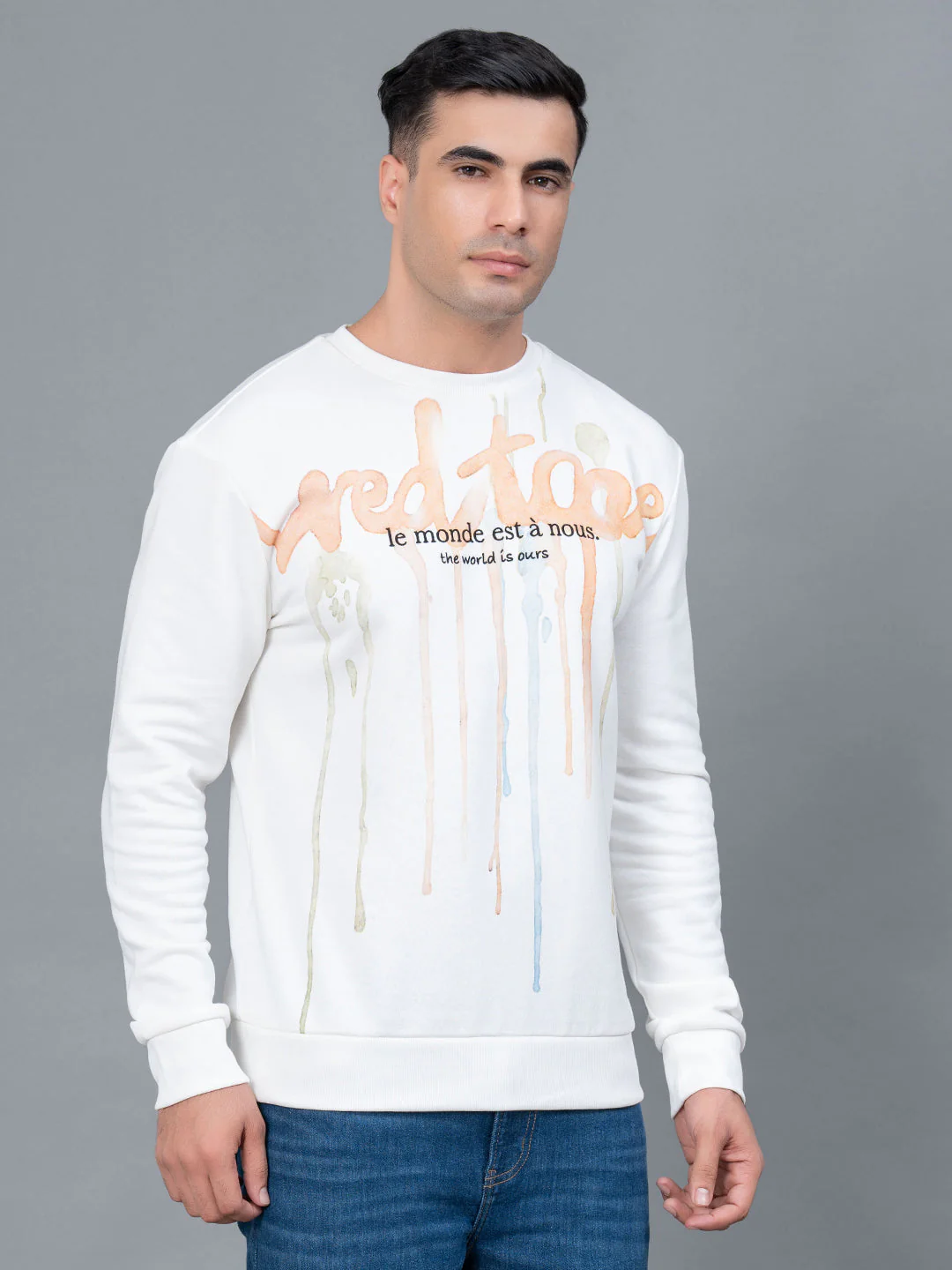 Graphic Print Sweatshirt for Men - Image 2
