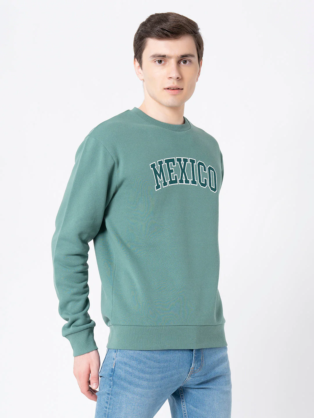 Graphic Print Sweatshirt For Men - Image 6
