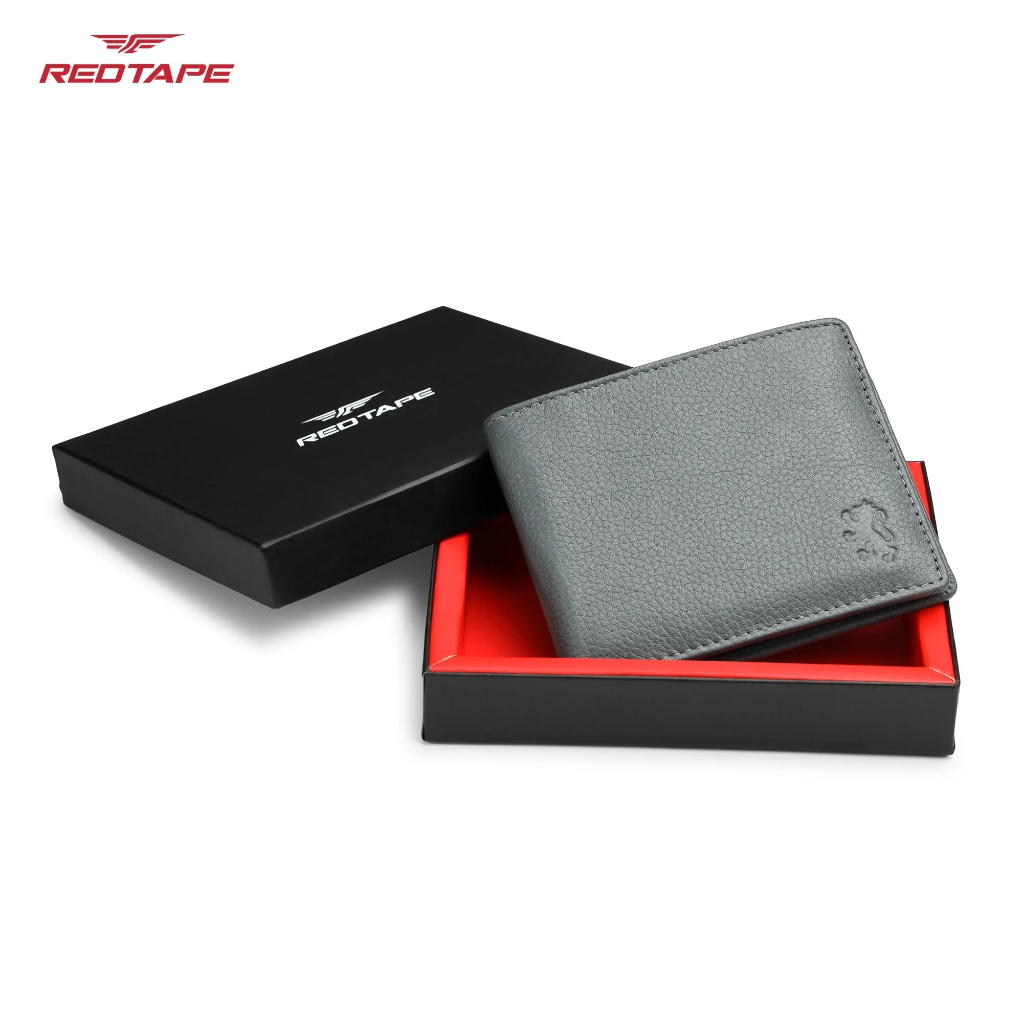 Grey Genuine Leather Wallet for Men - Image 8