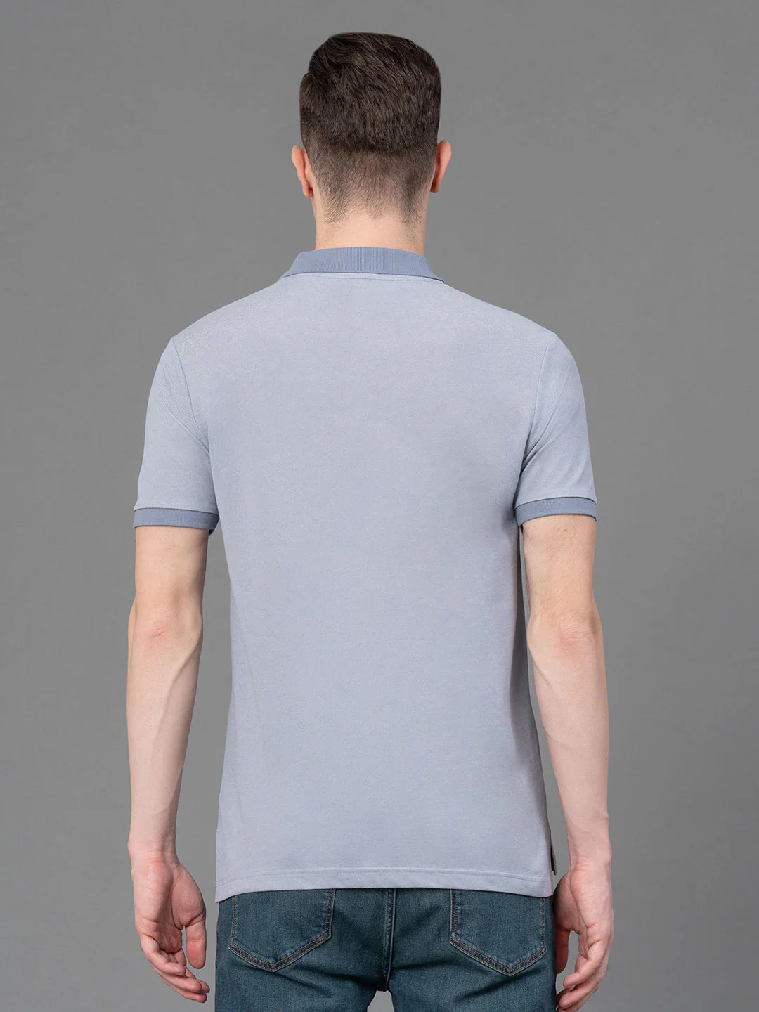 Melange Polo T-Shirt for Men - Image 3
