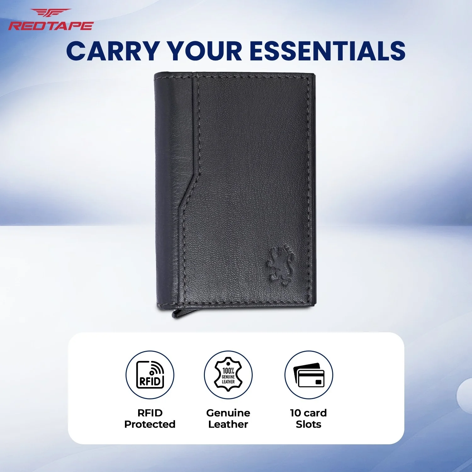 Grey Slim Wallet for Men & Women - Image 4