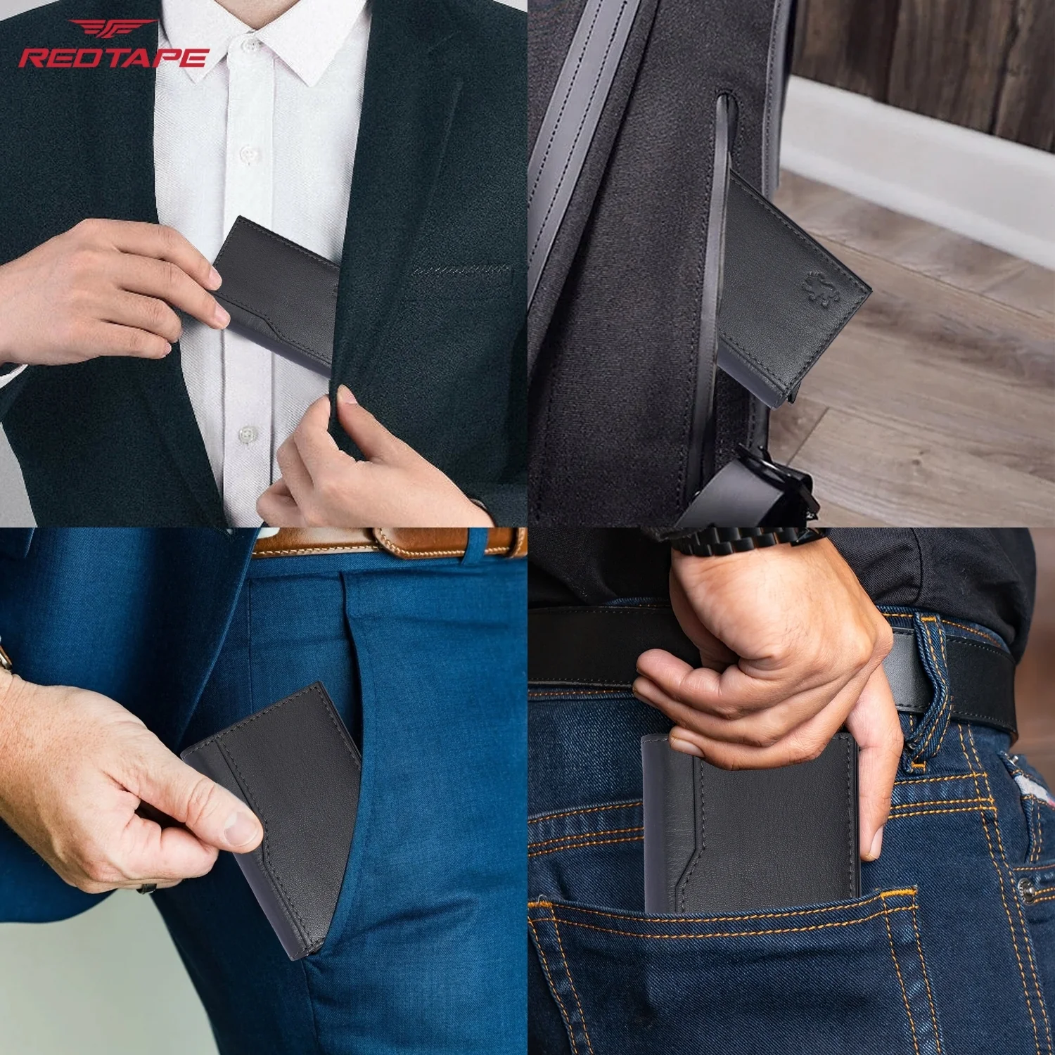 Grey Slim Wallet for Men & Women - Image 8