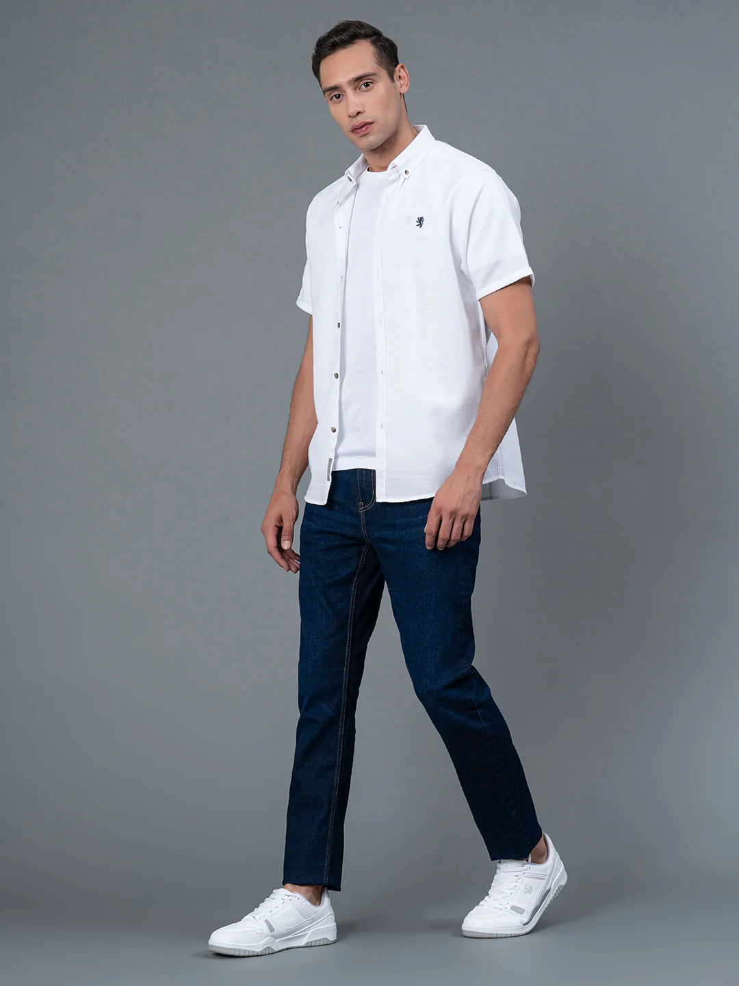 Half Slevee Button Down Shirt for Men - Image 5