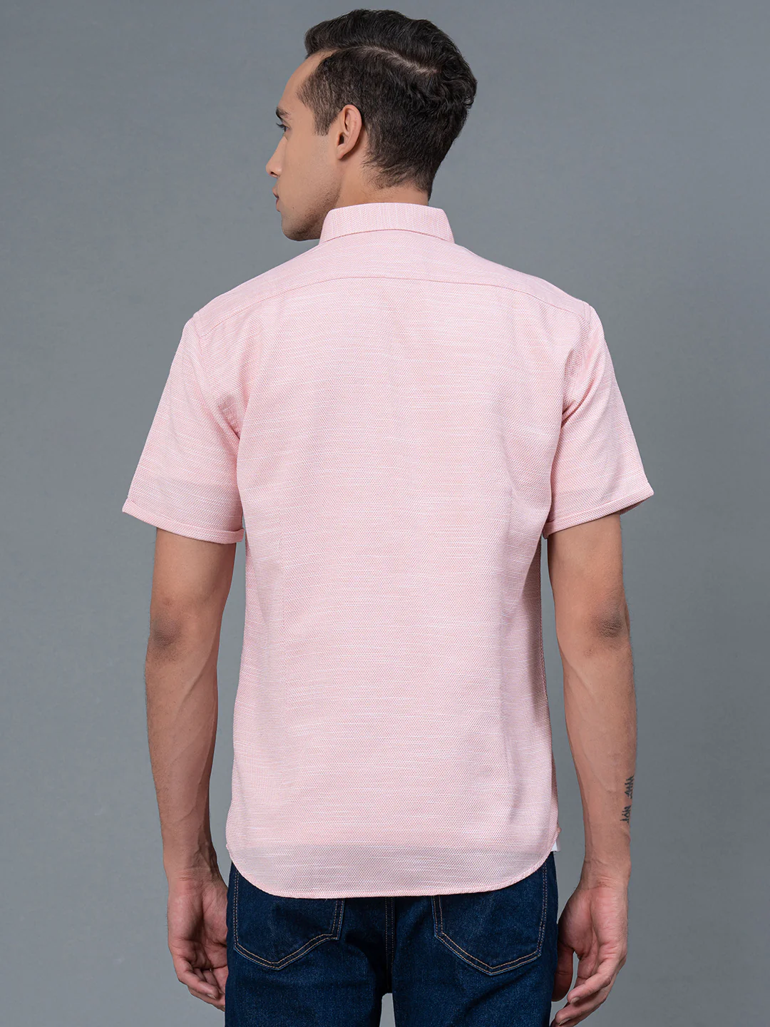 Half Slevee Button Down Shirt for Men - Image 3