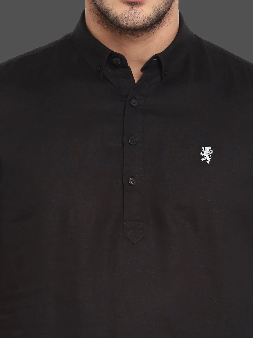 Half Slevee Button Down Shirt for Men - Image 4