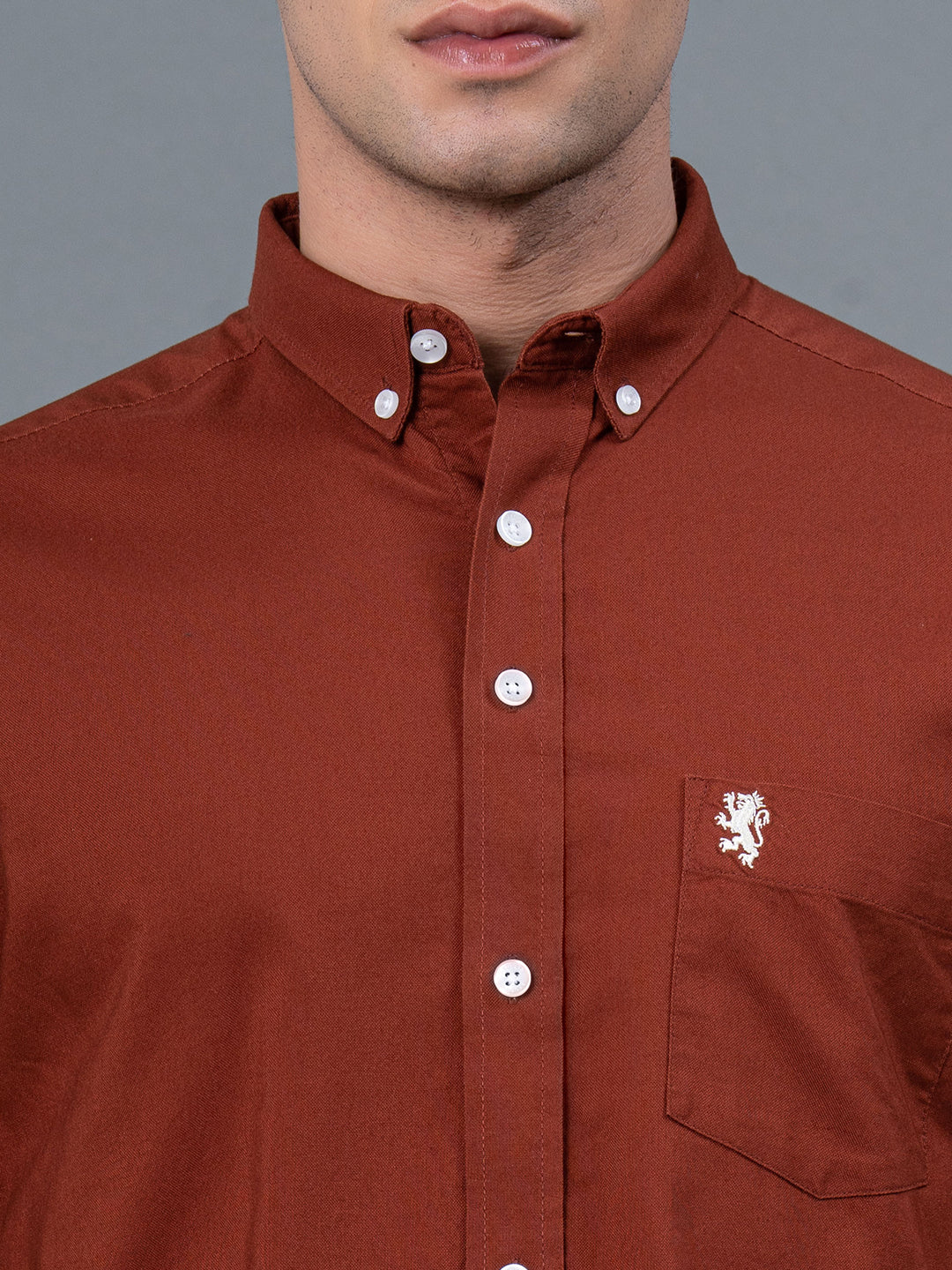 Half Slevee Button Down Shirt for Men - Image 4