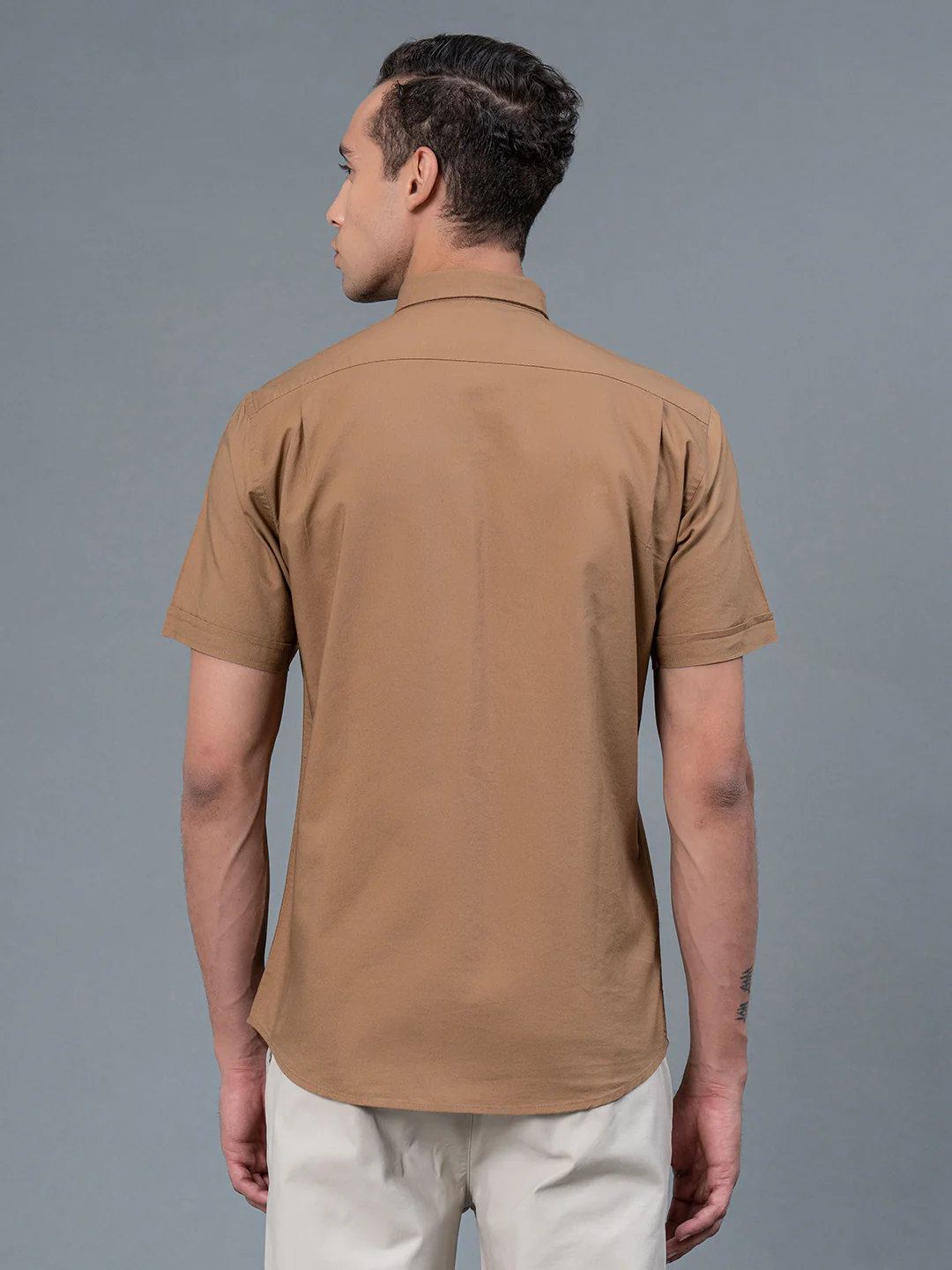 Half Slevee Button Down Shirt for Men - Image 3