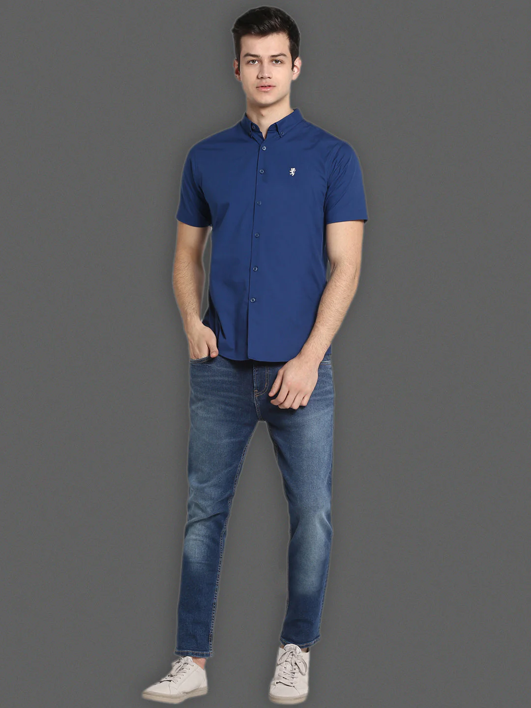 Half Slevee Button Down Shirt for Men - Image 5
