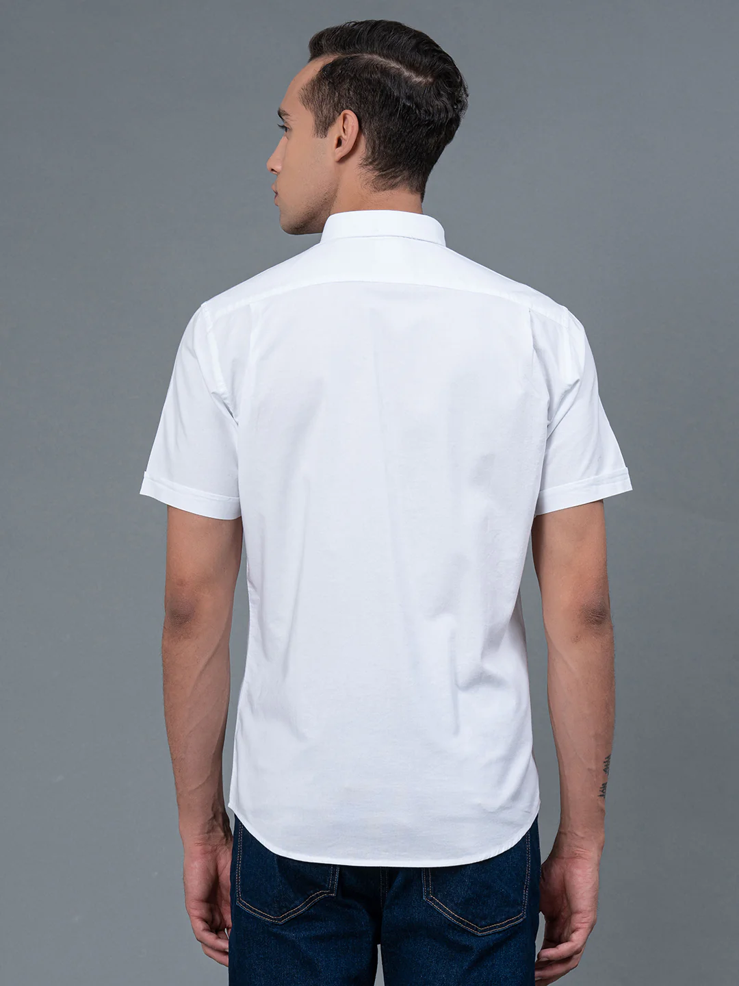 Half Slevee Button Down Shirt for Men - Image 3