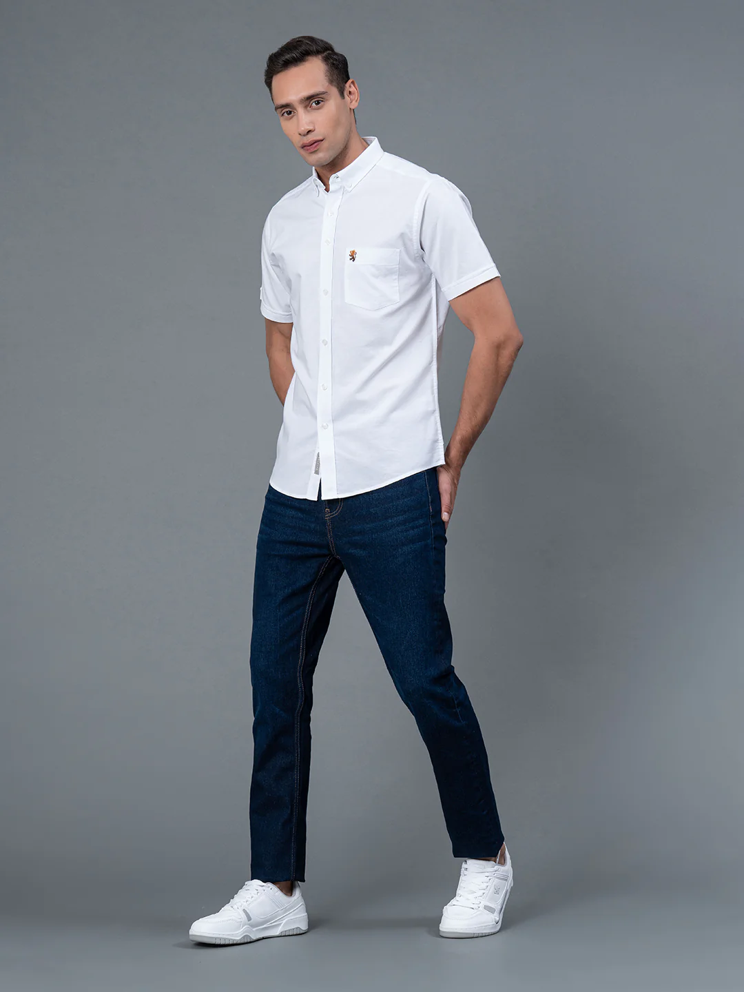 Half Slevee Button Down Shirt for Men - Image 5