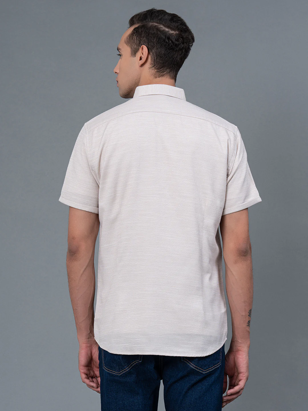 Half Slevee Button Down Shirt for Men - Image 3