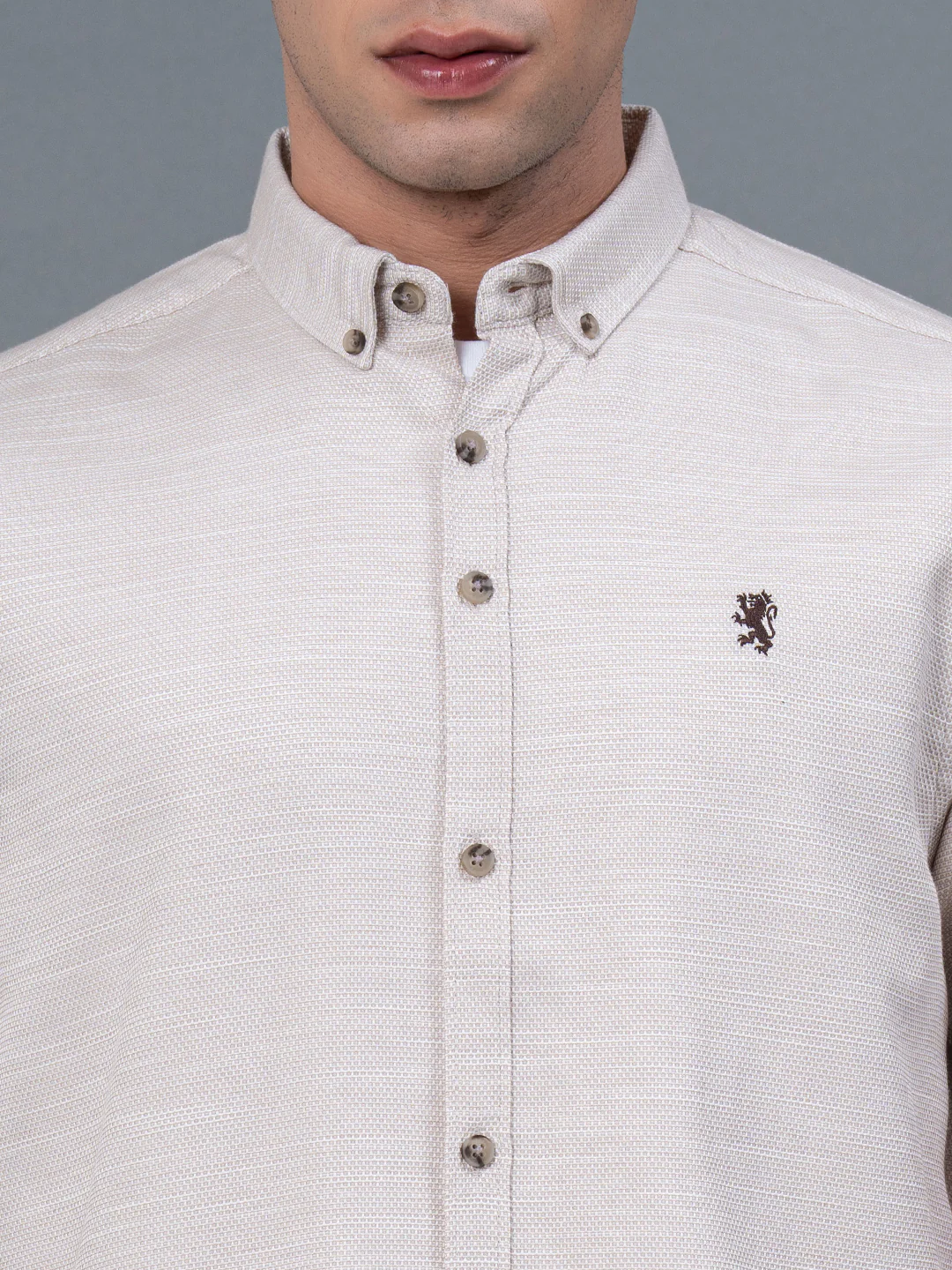Half Slevee Button Down Shirt for Men - Image 4