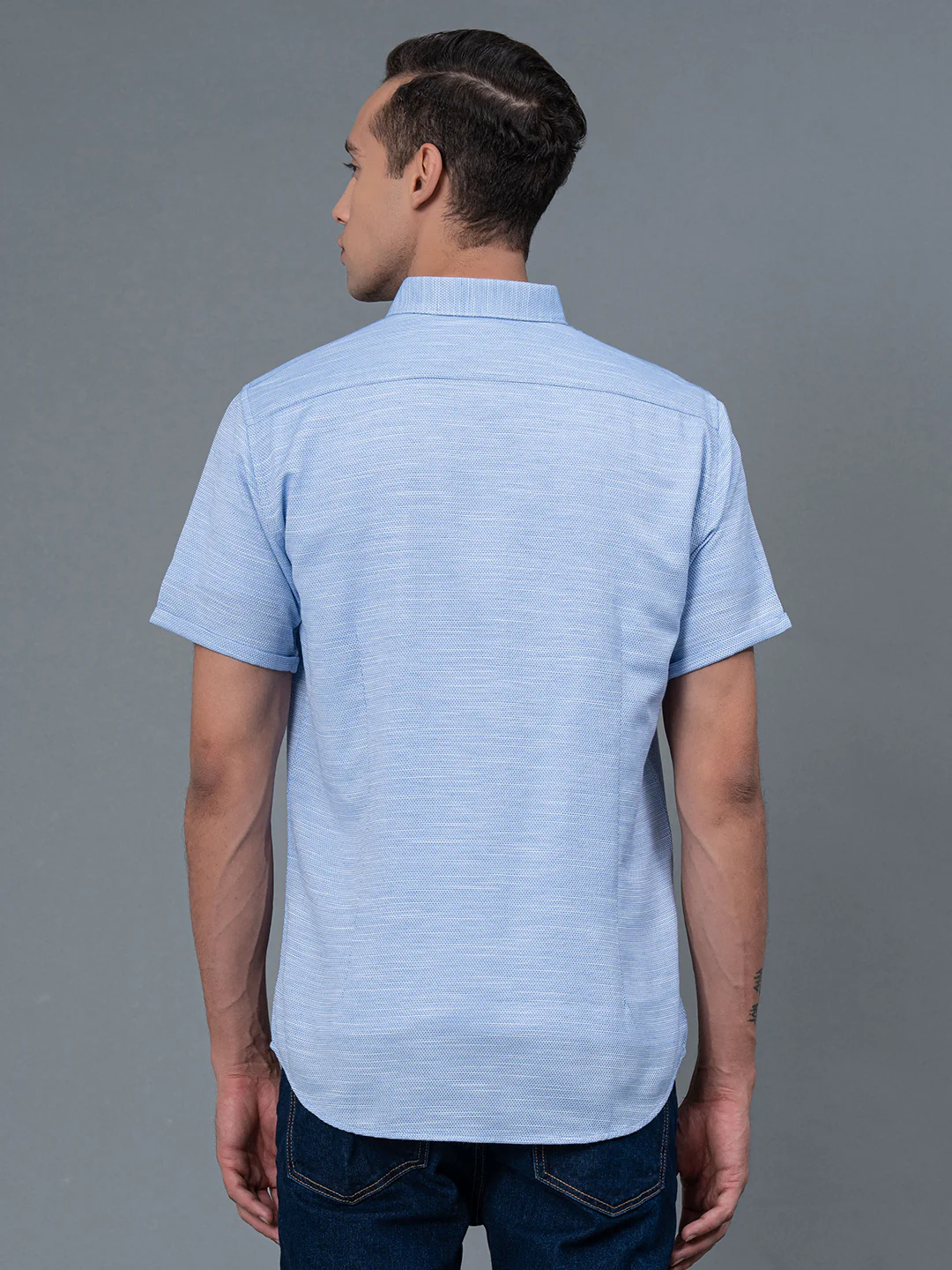 Half Slevee Button Down Shirt for Men - Image 3