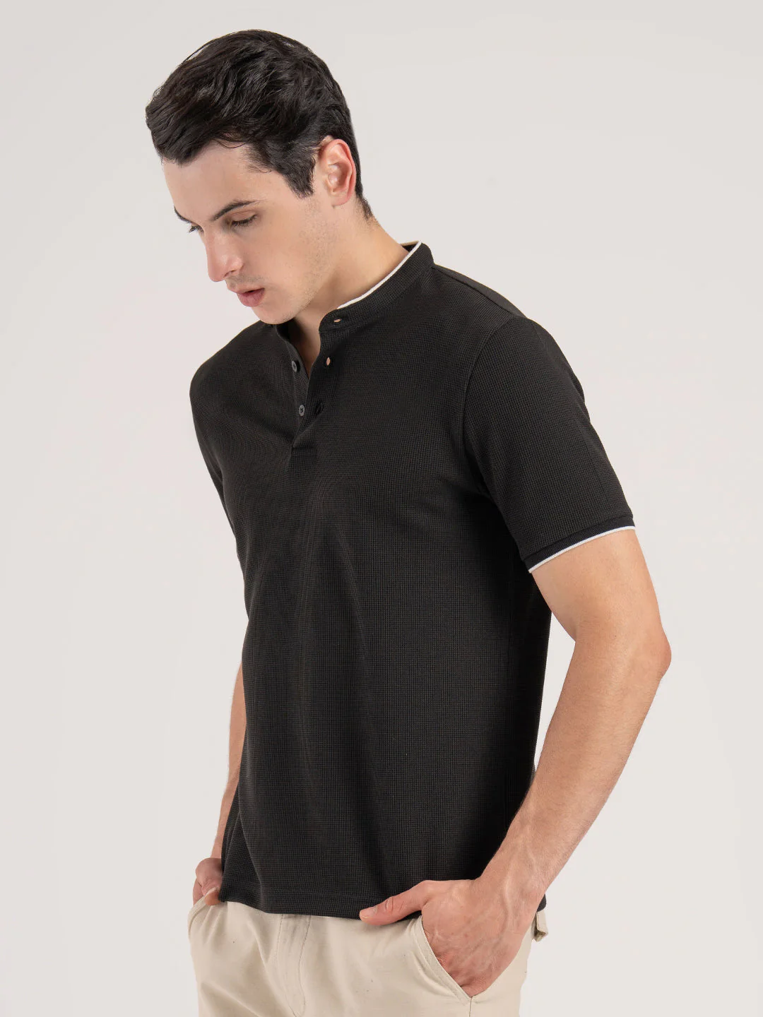 Henley T-Shirt for Men - Image 4