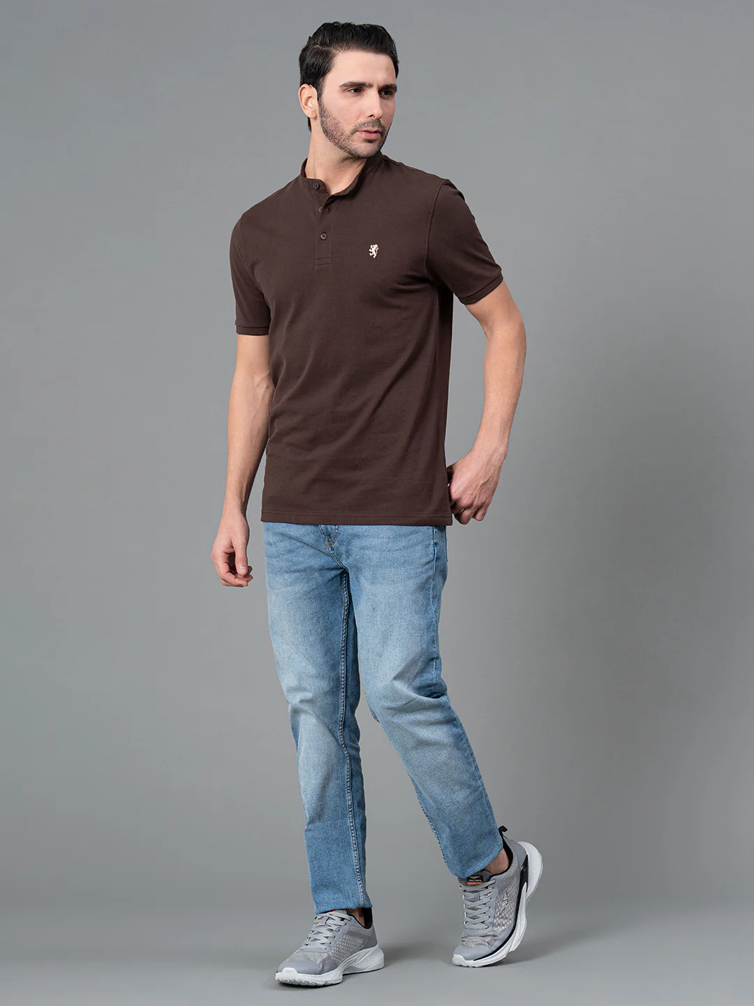 Henley T-Shirt for Men - Image 5