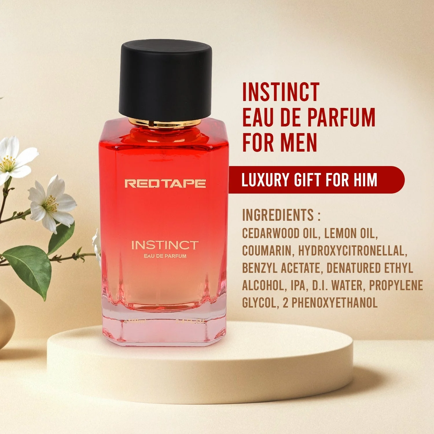 Instinct Eau De Parfum for Men 100ML - Image 2