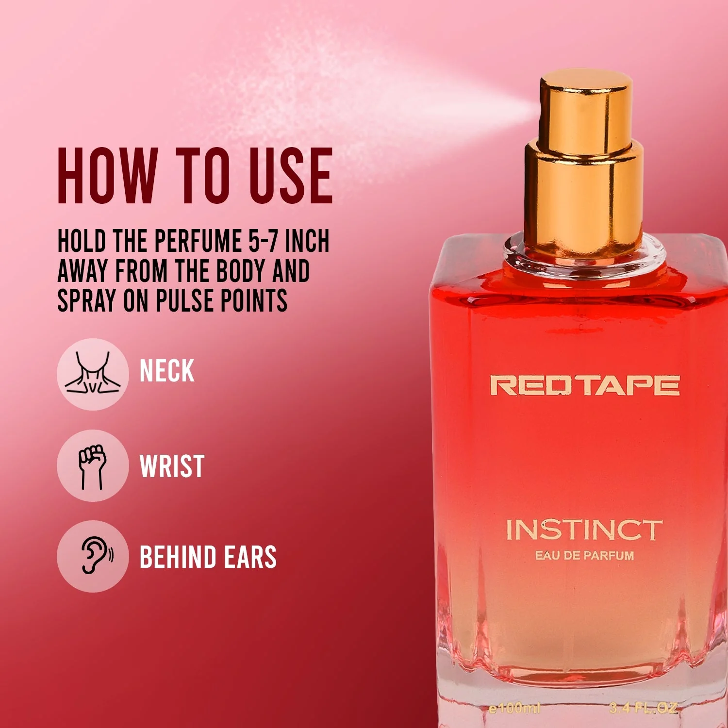 Instinct Eau De Parfum for Men 100ML - Image 3