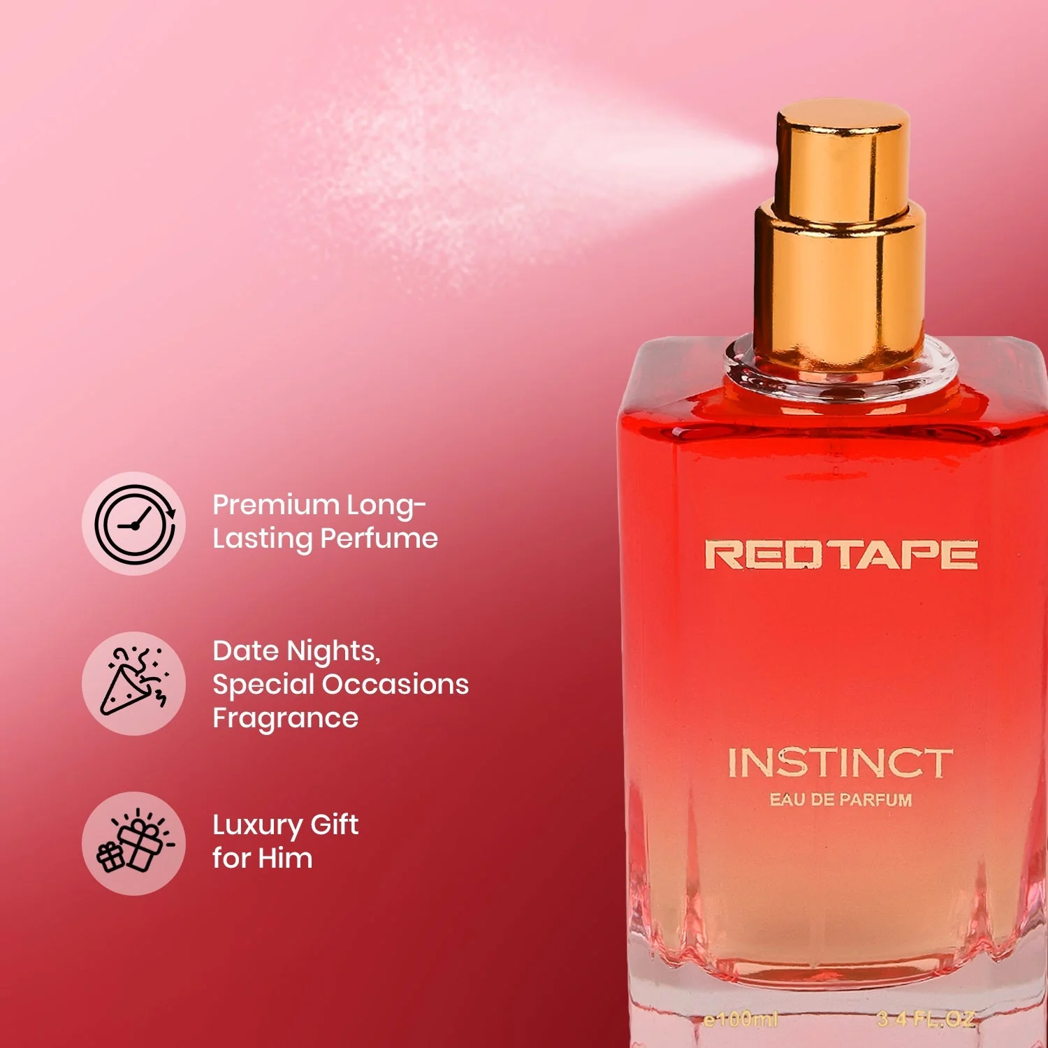 Instinct Eau De Parfum for Men 100ML - Image 5