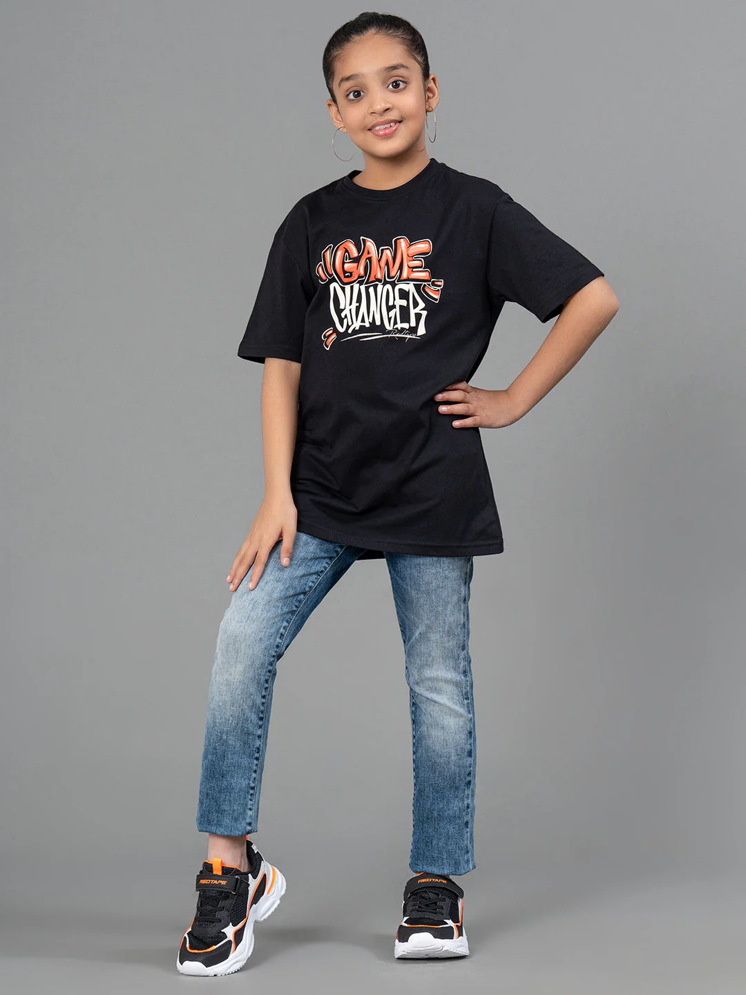 Kids Unisex T-Shirt- Best in Comfort| Cotton| Black Color - Image 11