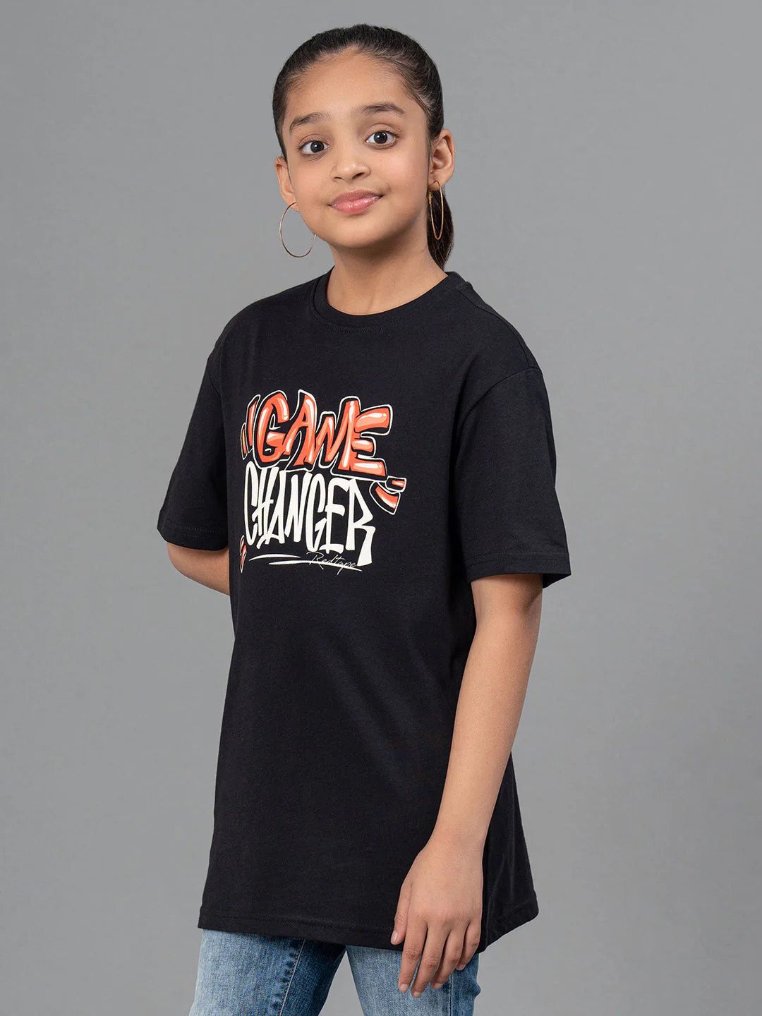 Kids Unisex T-Shirt- Best in Comfort| Cotton| Black Color - Image 12