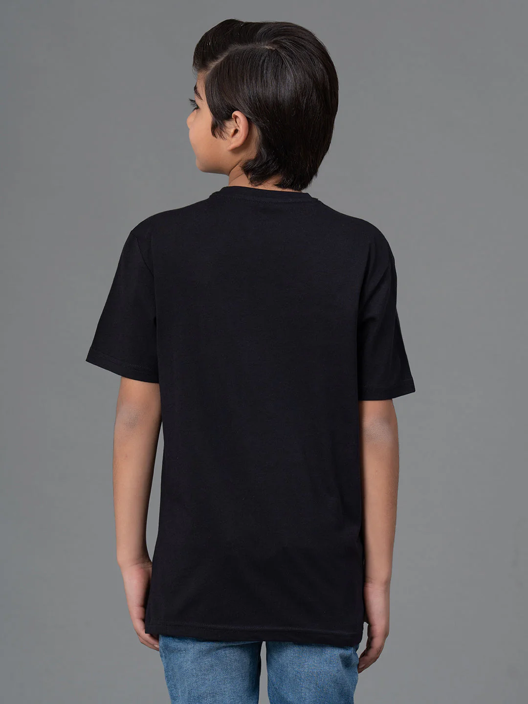 Kids Unisex T-Shirt- Best in Comfort| Cotton| Black Color - Image 3