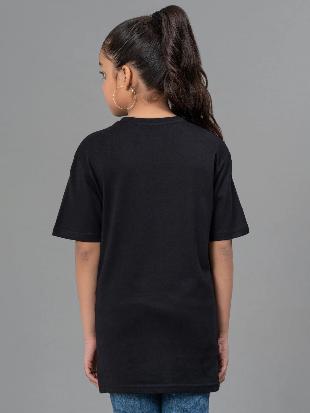 Kids Unisex T-Shirt- Best in Comfort| Cotton| Black Color - Image 9