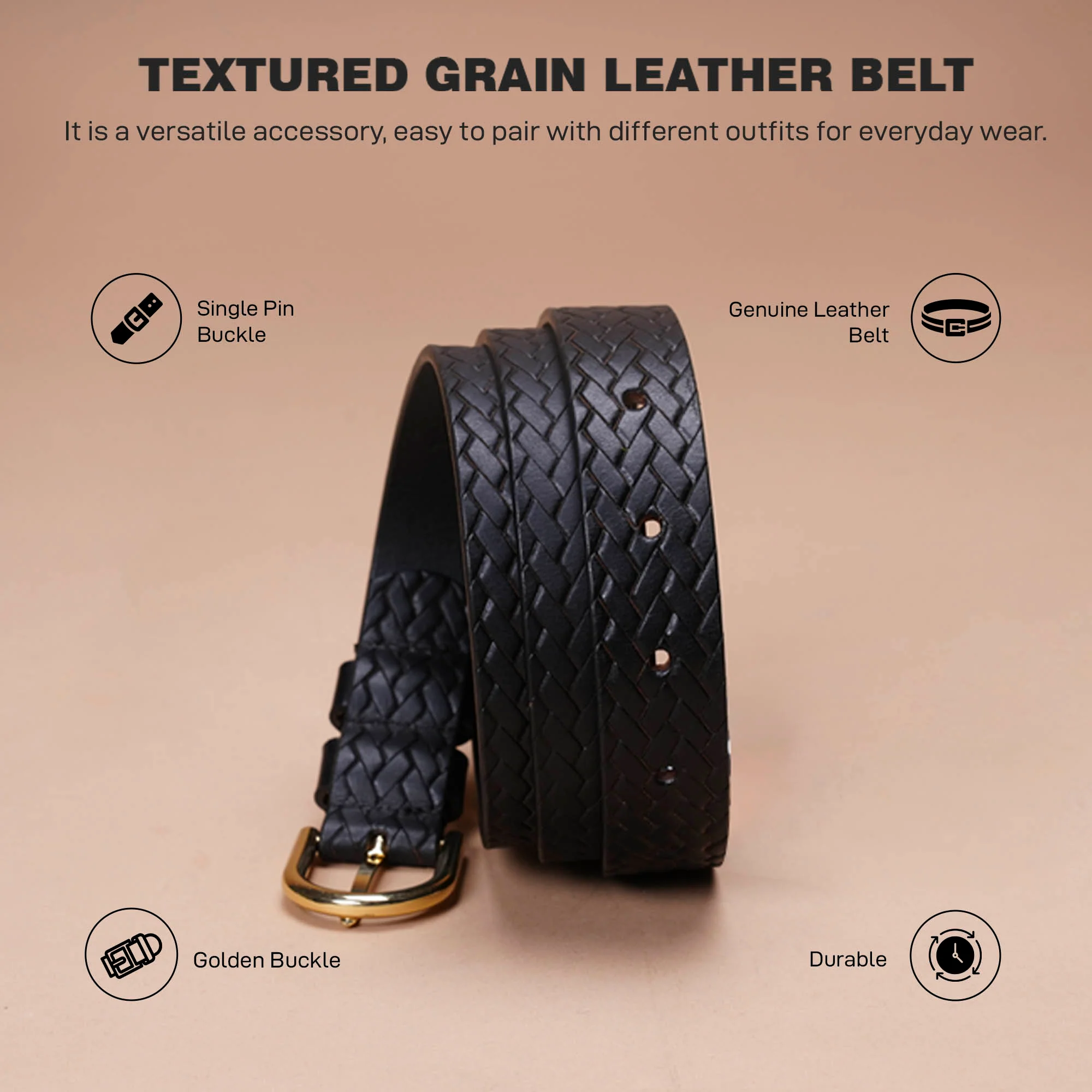 Leather Belt For Women | Classic And Durable - Image 3
