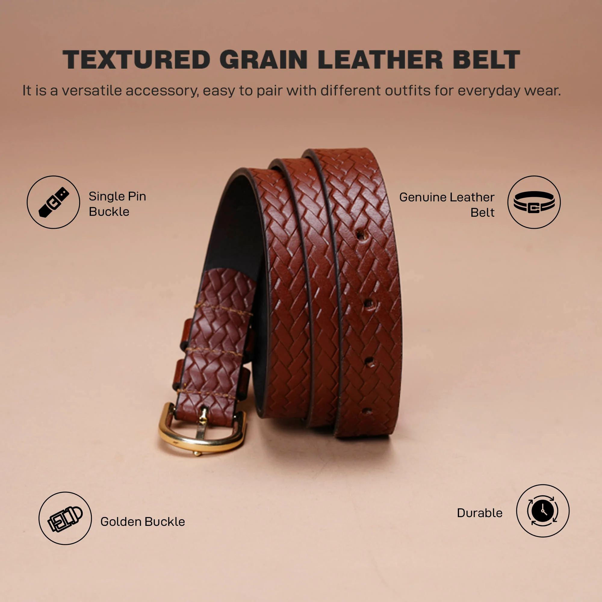 Leather Belt For Women | Classic And Durable - Image 3